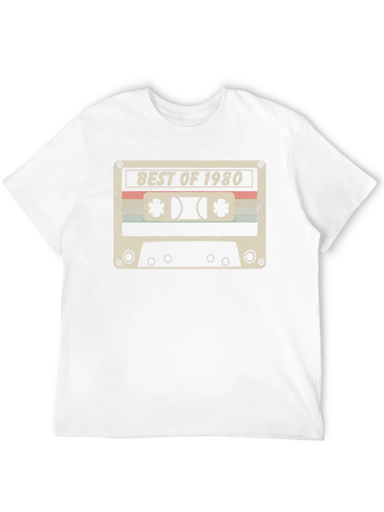 Black Best of 1980 Cassette Tape T-Shirt - Retro Style view 12