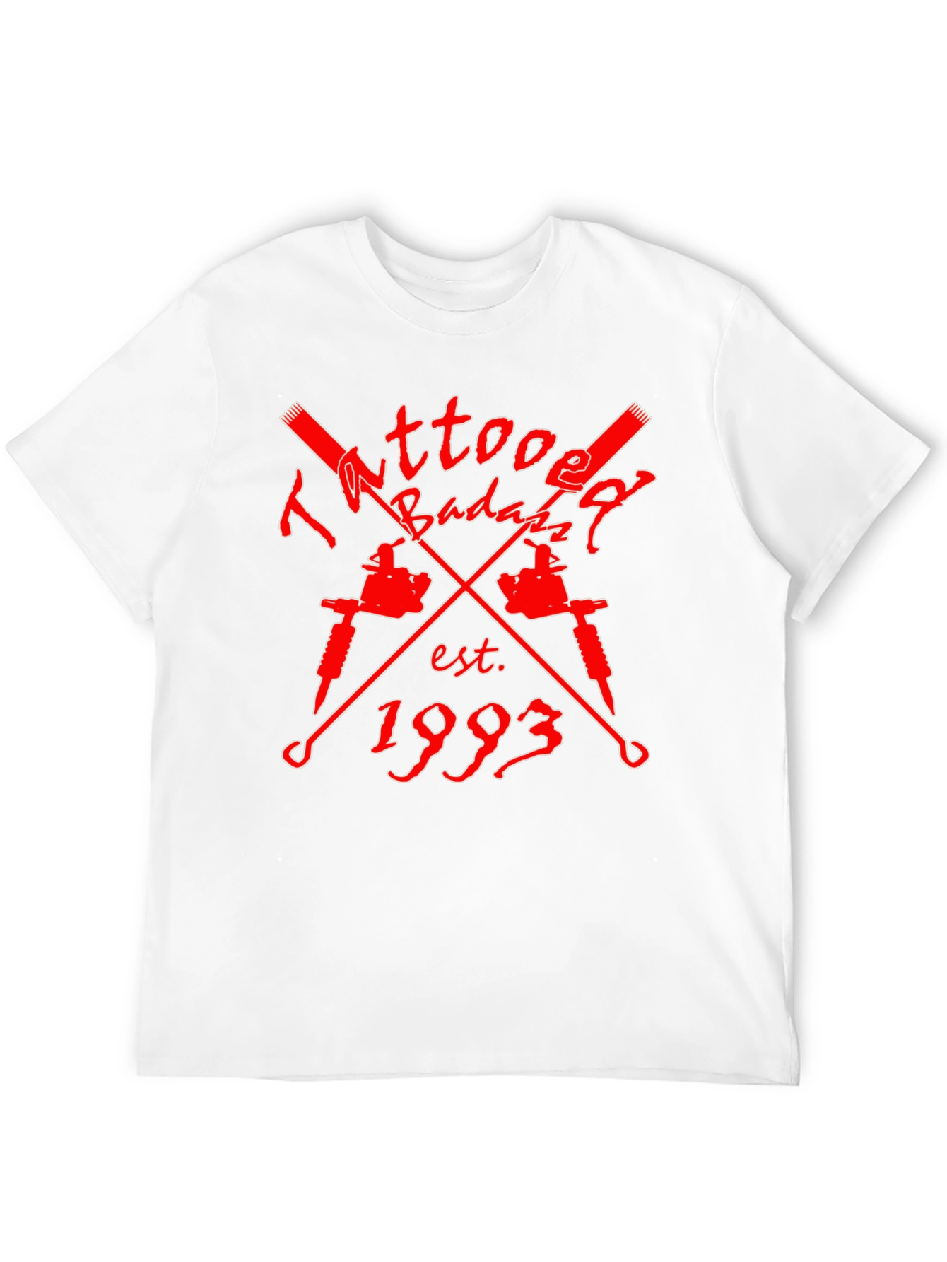 Black Tattooed Badazz Est. 1993 Graphic T-Shirt view 12