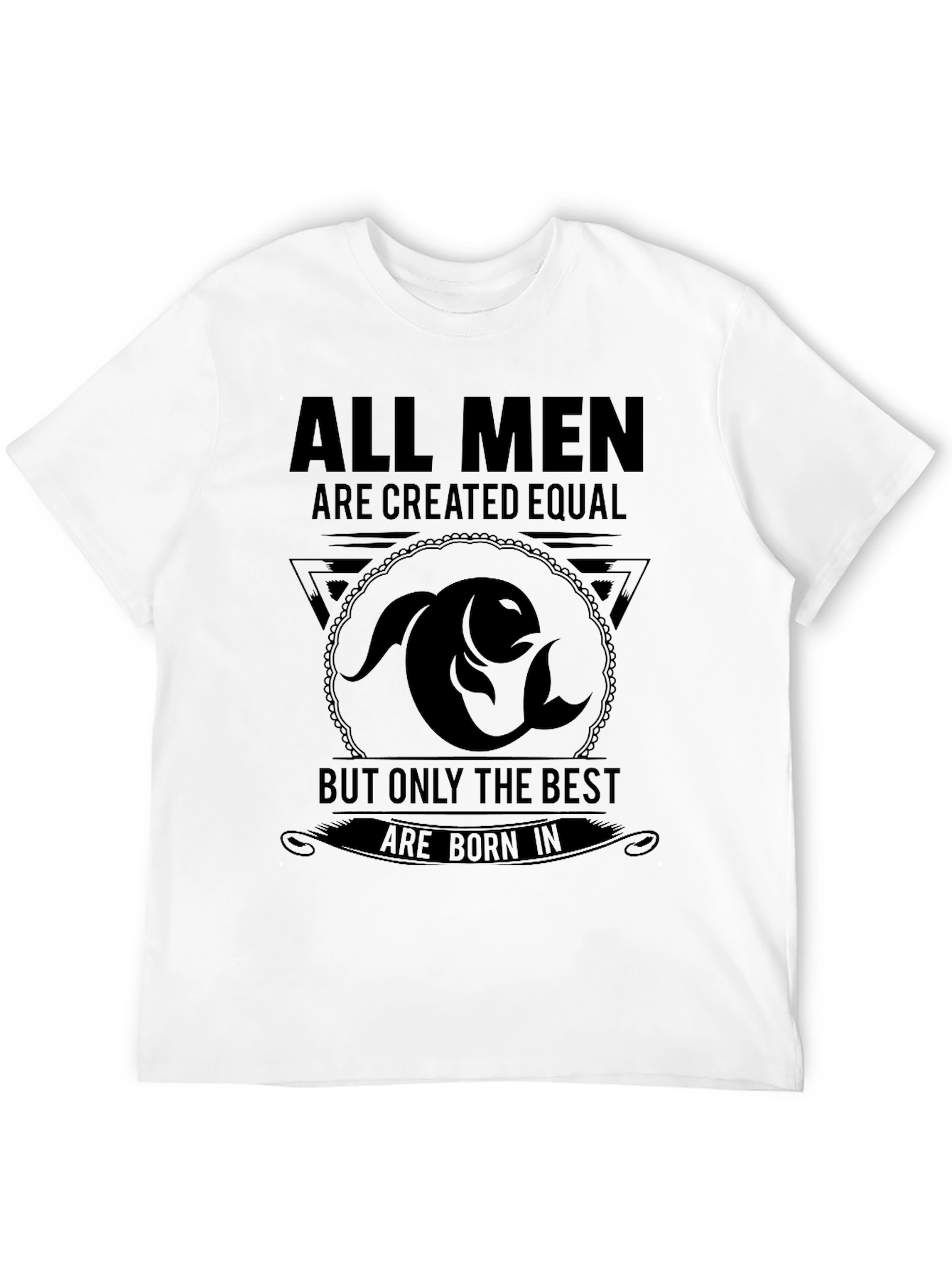 Black All Men Are Created Equal Graphic Tee view 12