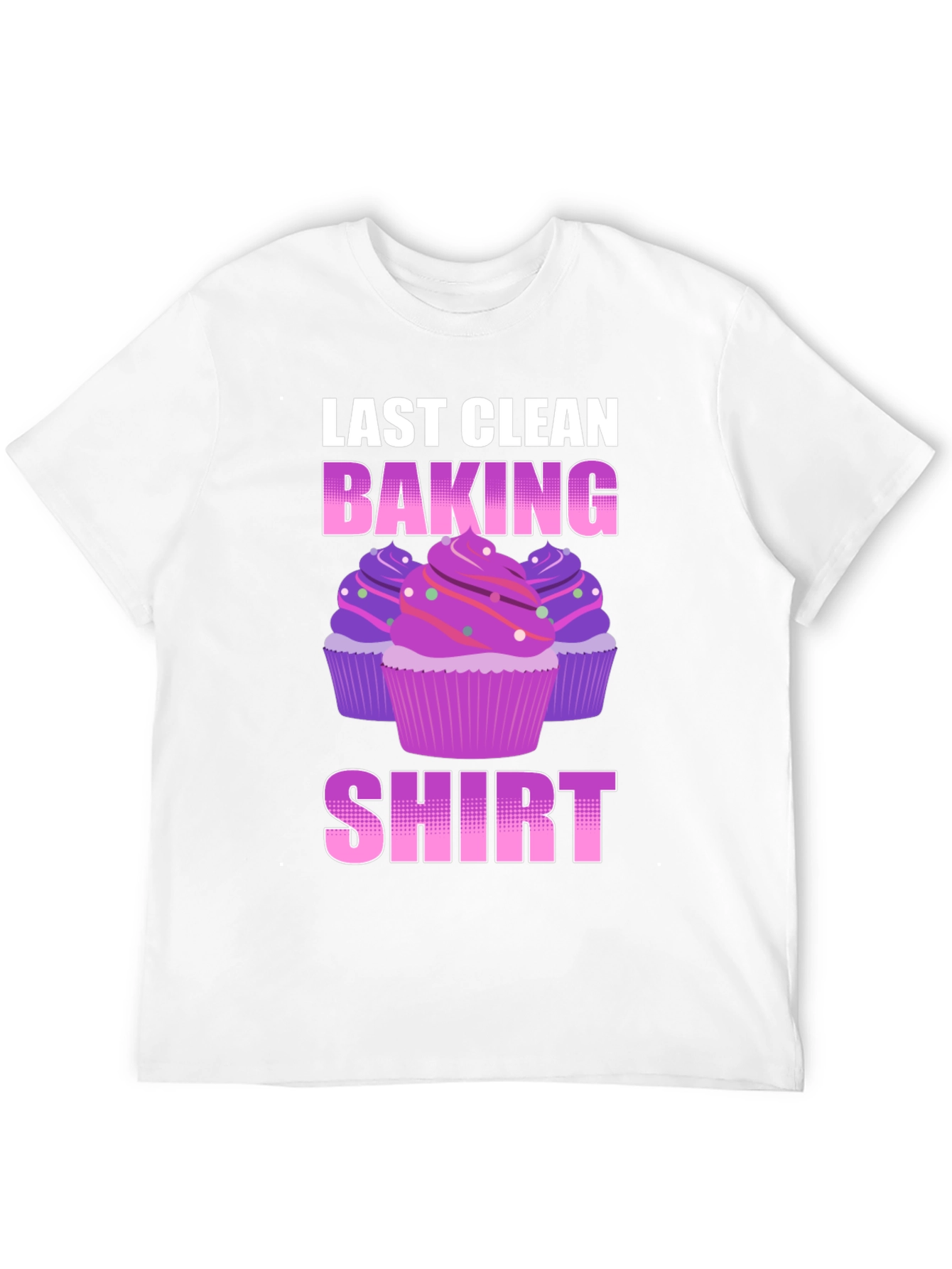 Black Last Clean Baking Shirt - Cupcake T-Shirt view 12