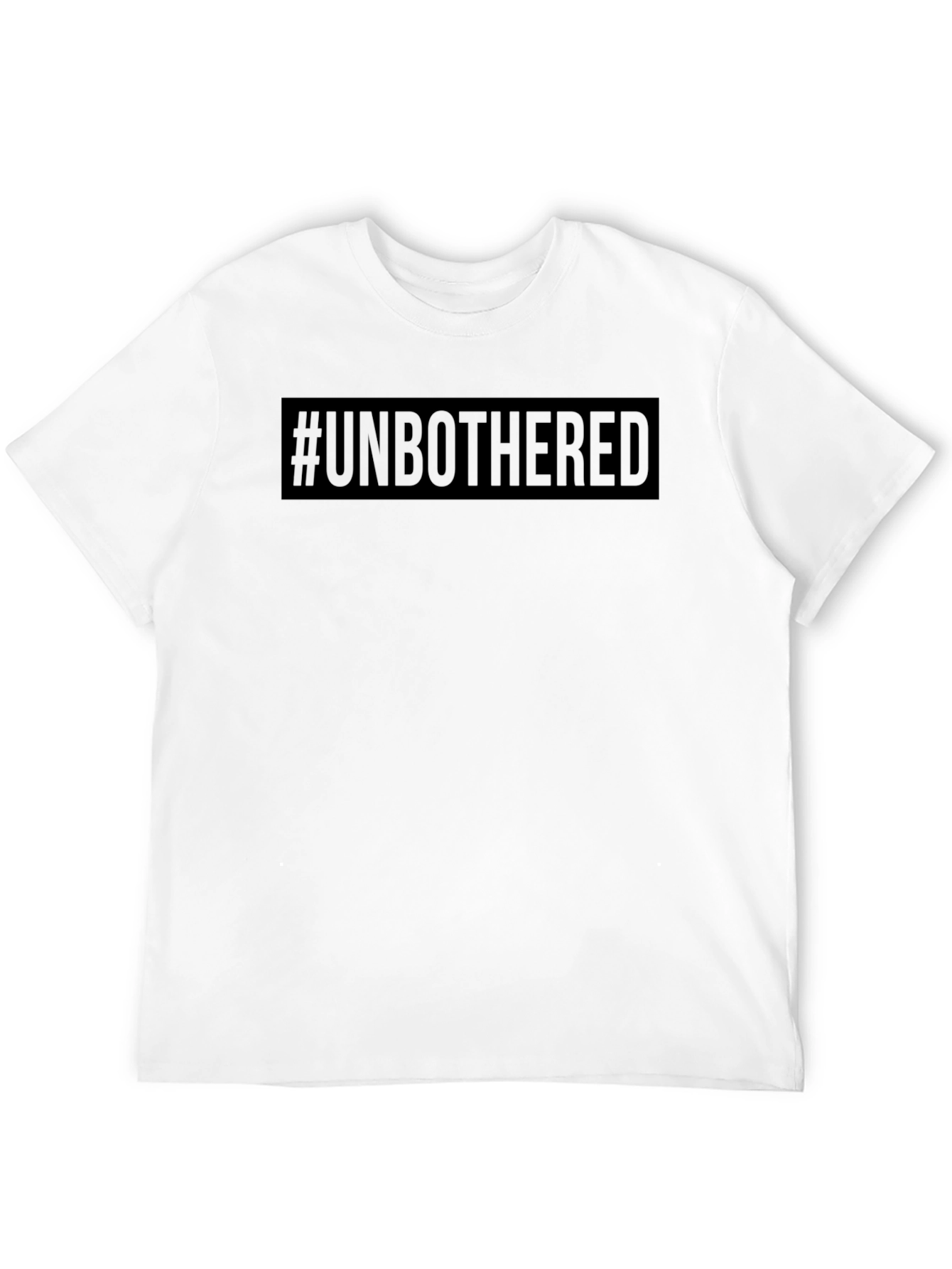 Black Unbothered Black T-Shirt view 12