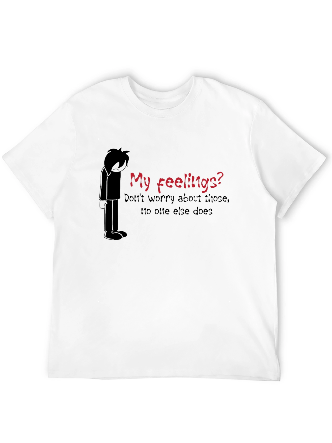 Black My Feelings? T-Shirt - Expressive Graphic Tee view 12