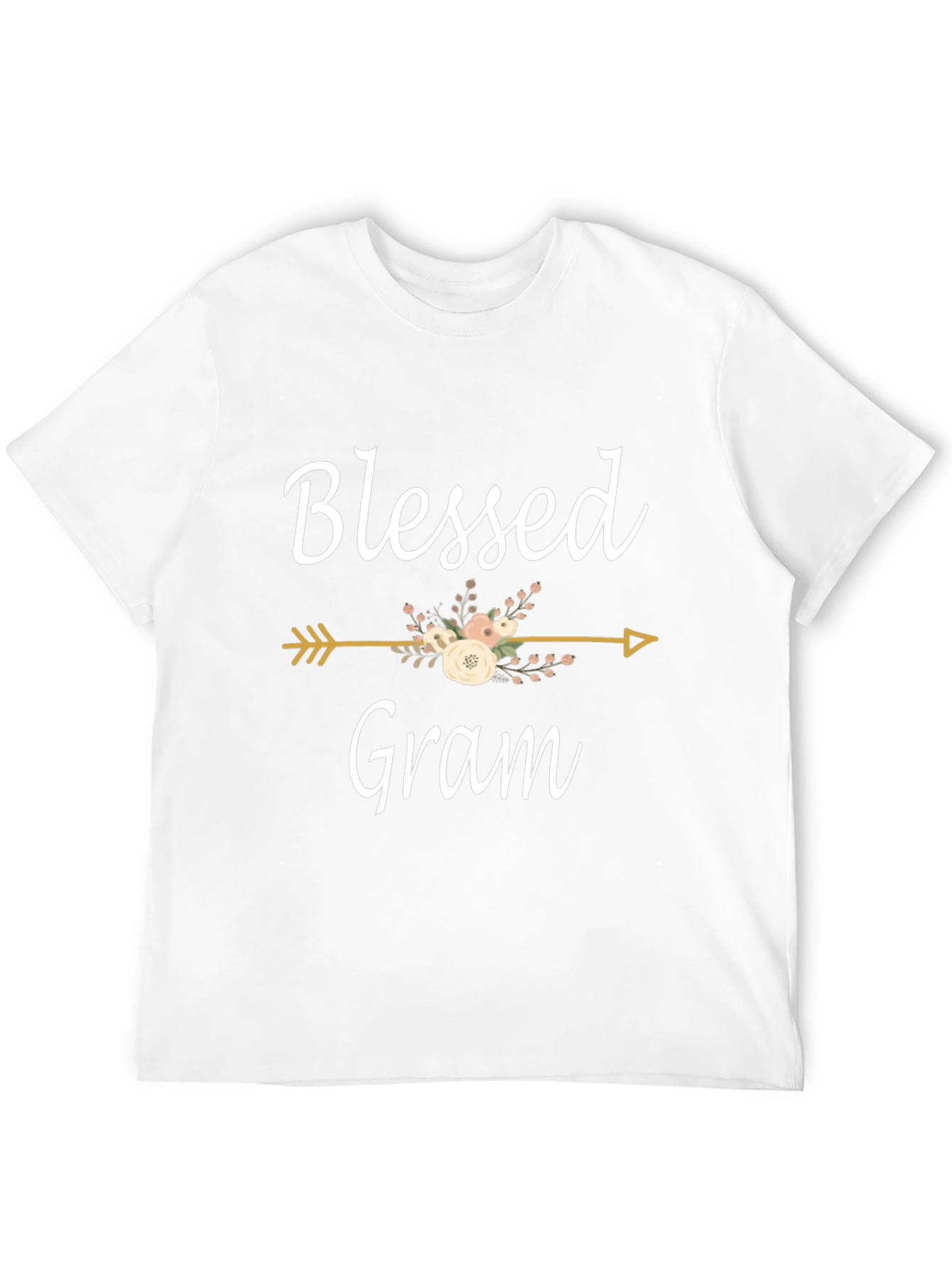 Blessed Gram T-Shirt Floral Arrow Design - 12