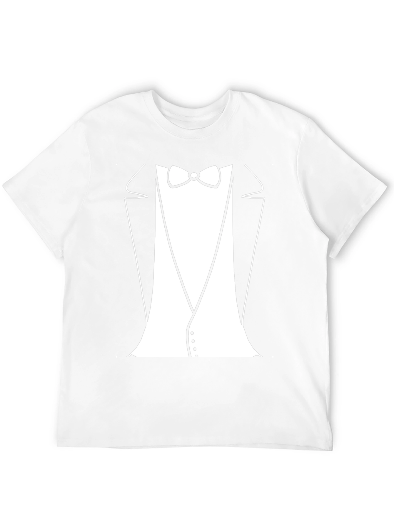 Black Tuxedo T-Shirt - Instant Formal Wear! view 12