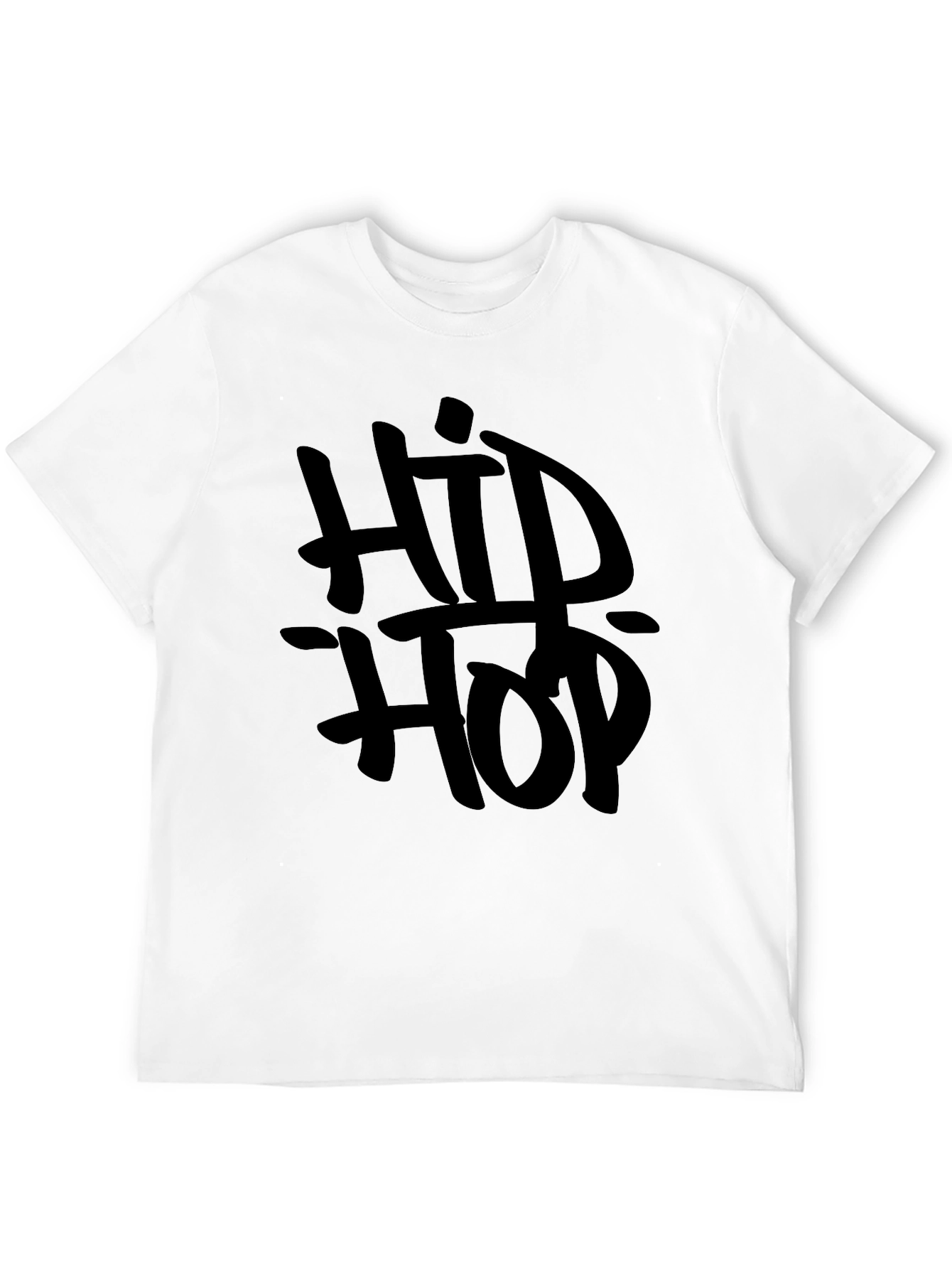 Black Hip Hop Black Graphic T-Shirt view 12