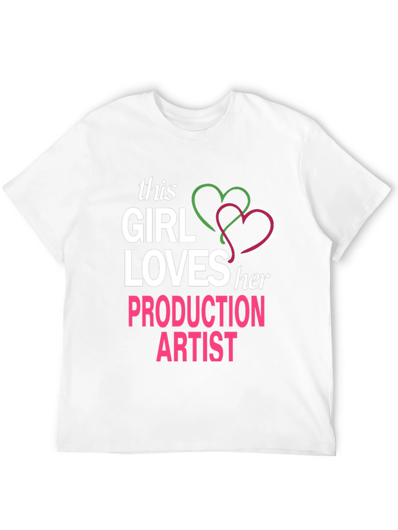 Black This Girl Loves Her Production Artist T-Shirt view 12