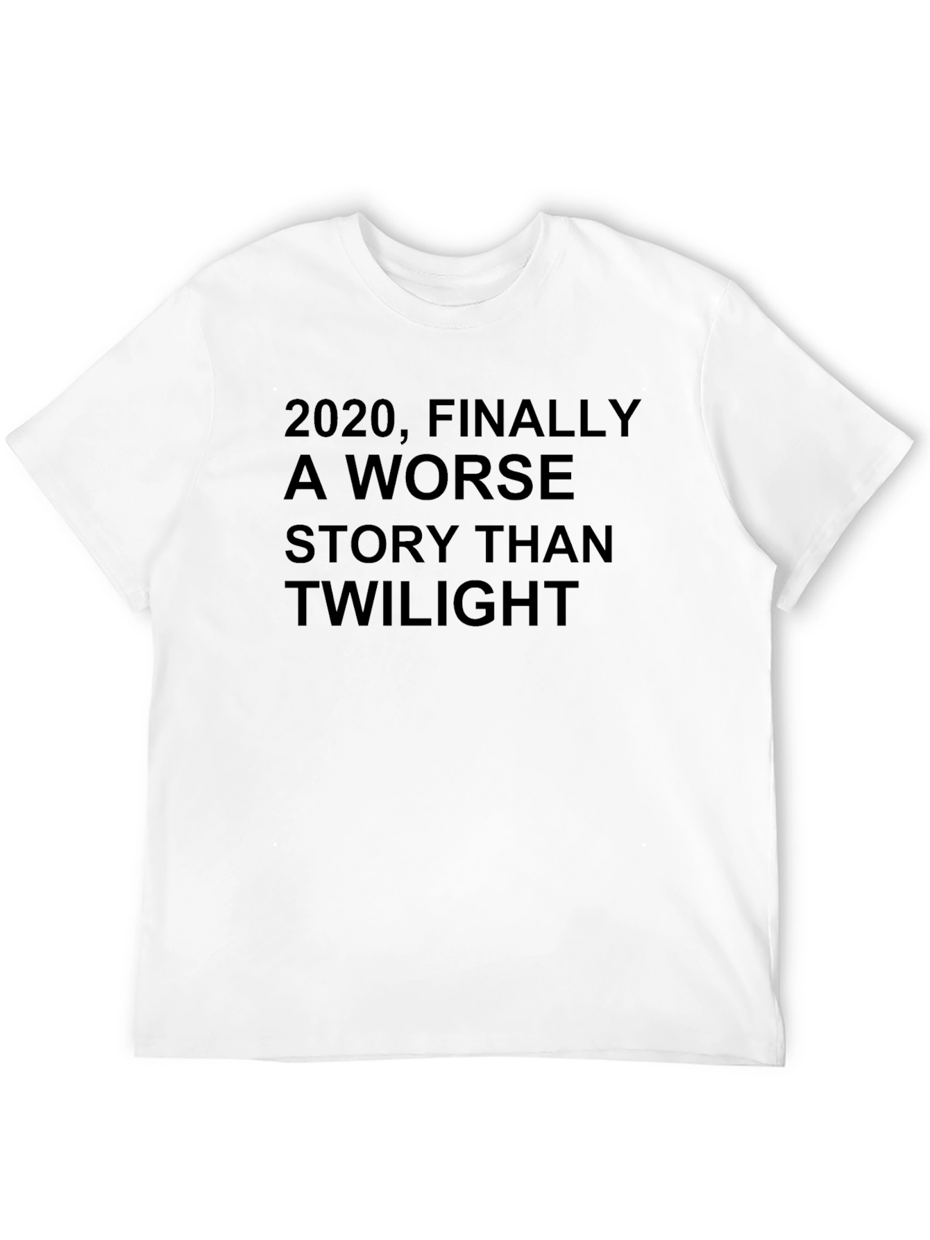 Black Funny 2020 Worse Than Twilight Graphic T-Shirt view 12