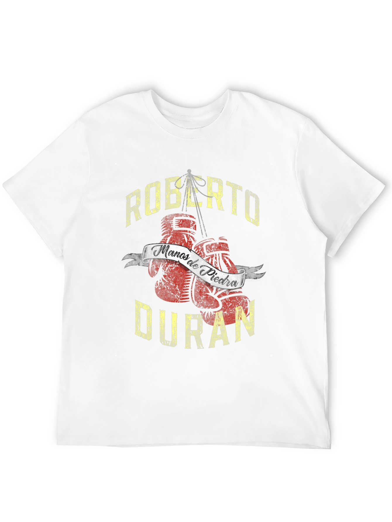 Black Roberto Duran Boxing T-Shirt view 12