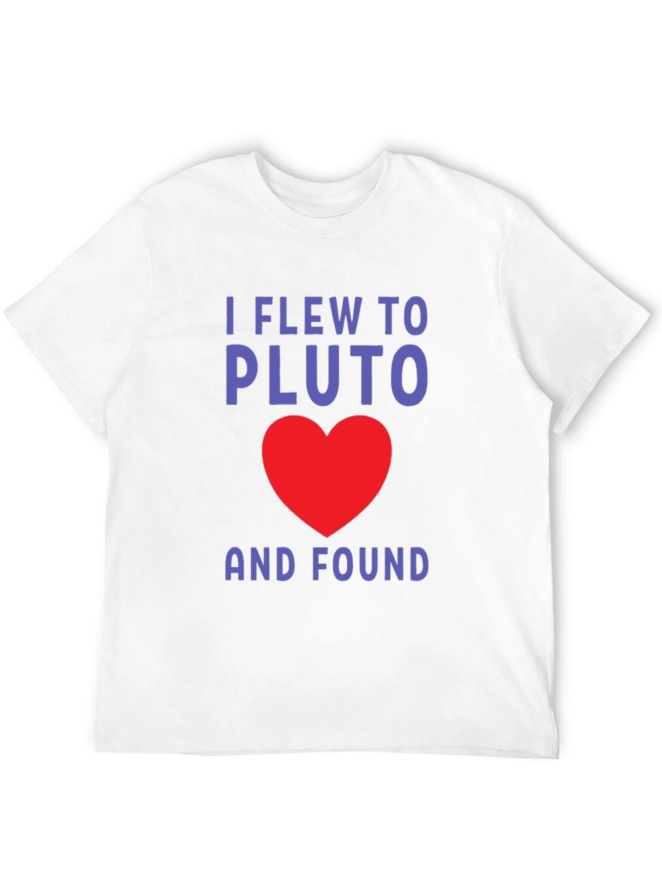 Black I Flew to Pluto and Found Love T-Shirt view 12