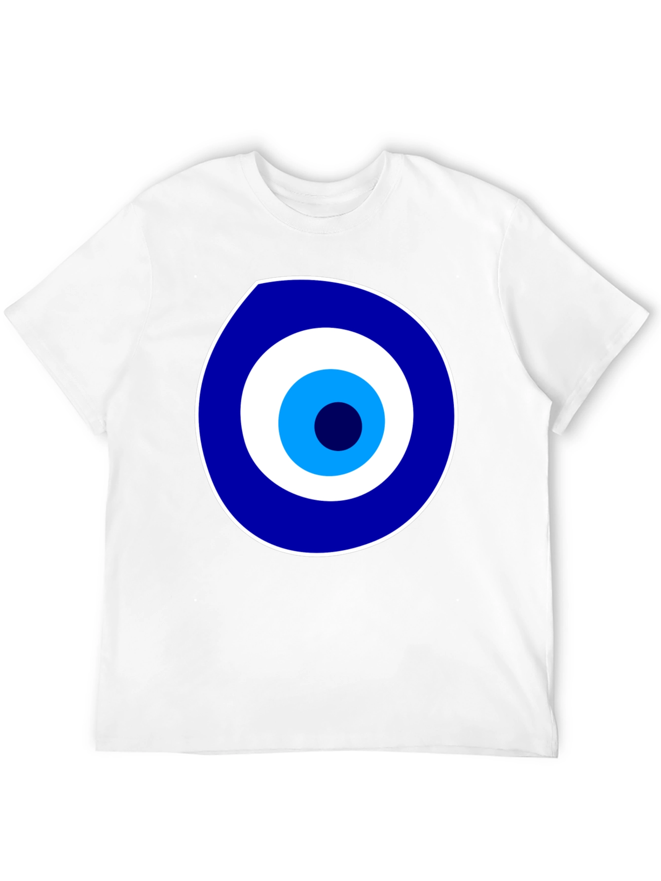 Black Evil Eye Graphic Print Black T-Shirt view 12