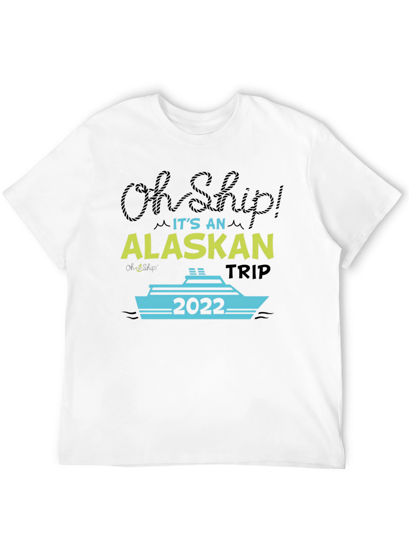 Black Alaskan Trip 2022 Graphic T-Shirt view 12