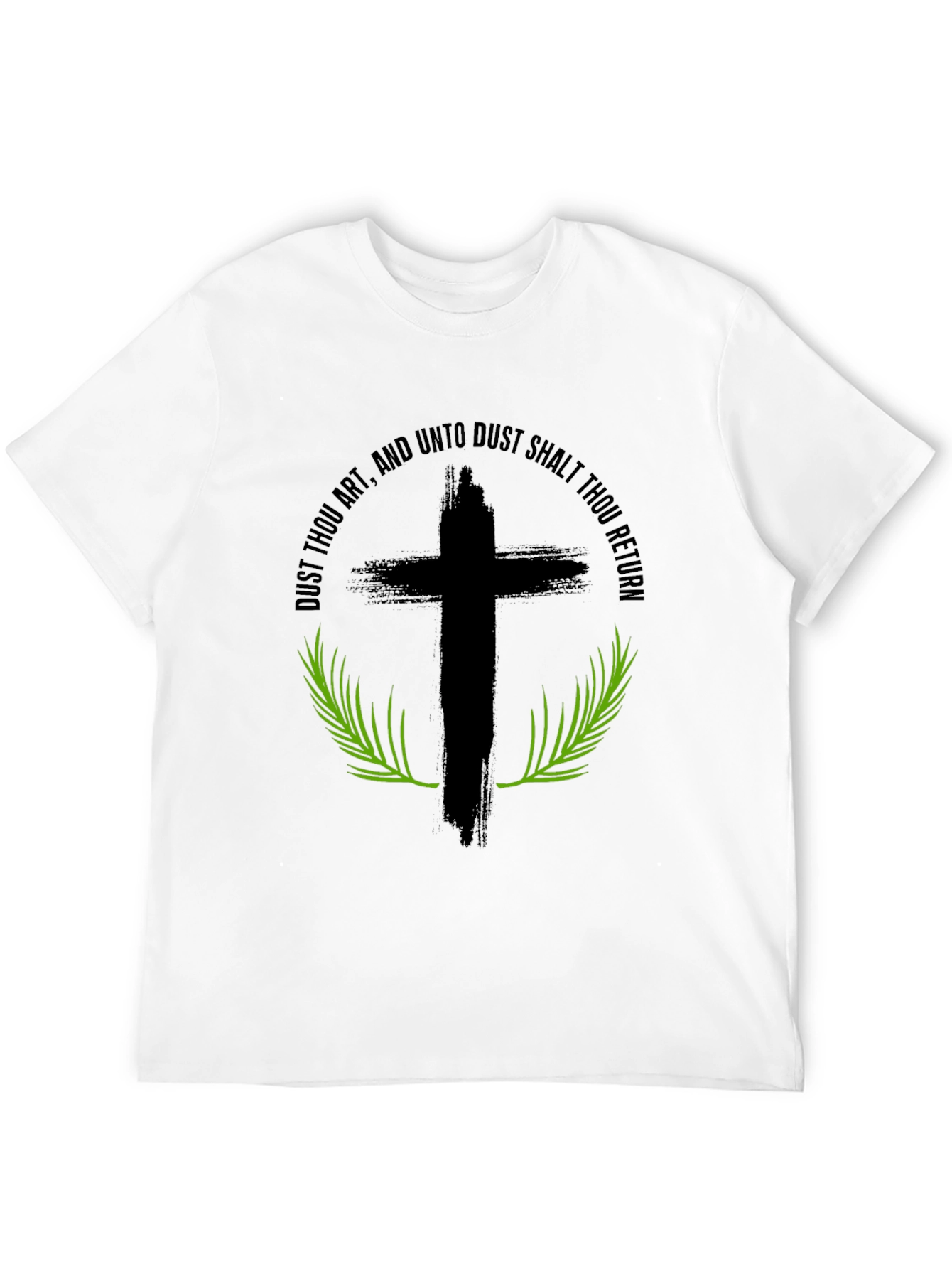 Black Dust Thou Art Graphic Tee view 12