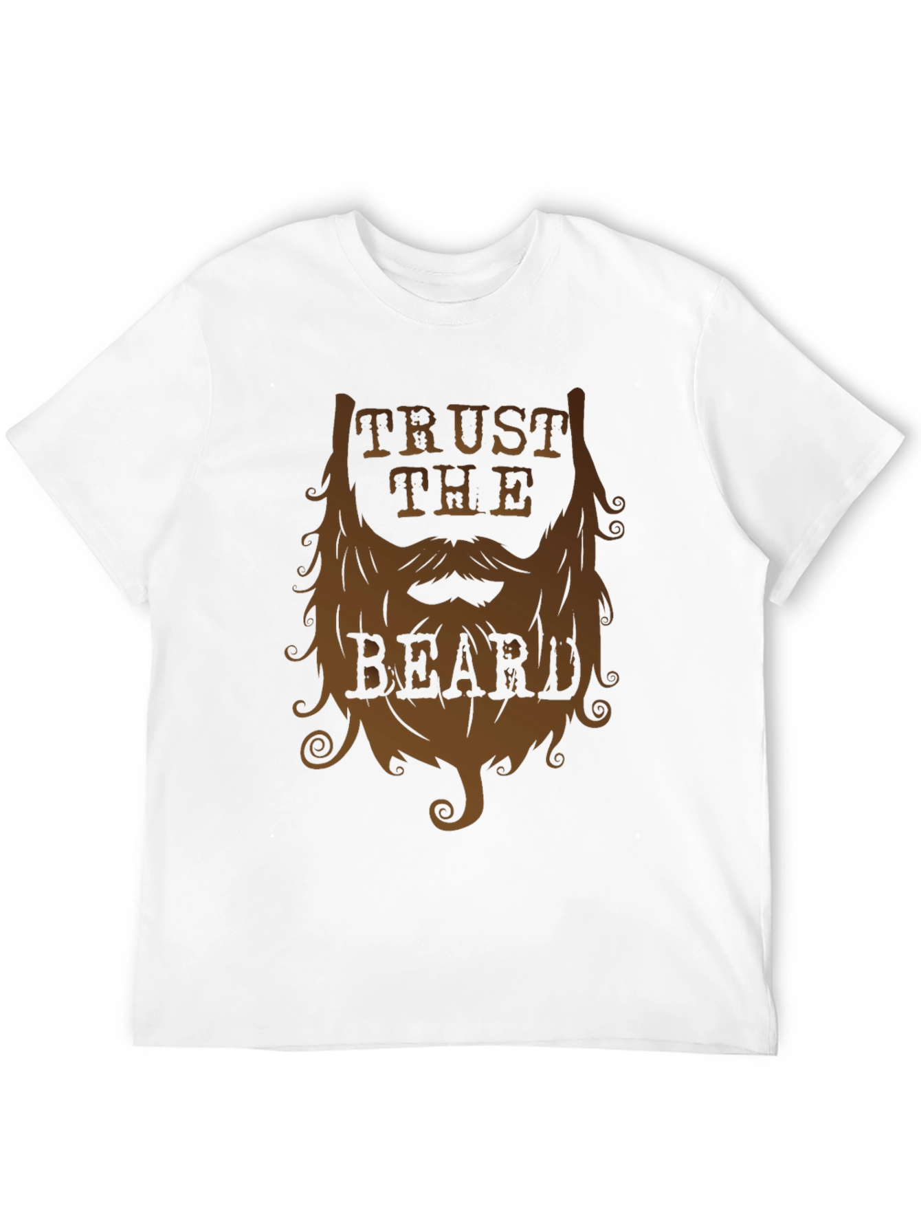 Black Trust the Beard Graphic Tee - Black view 12