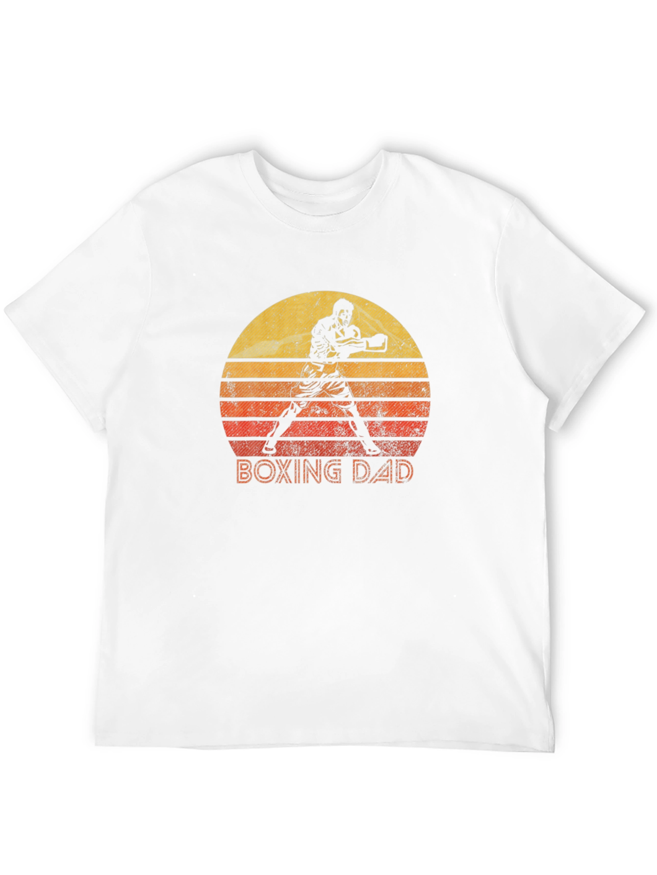Black Boxing Dad T-Shirt view 12