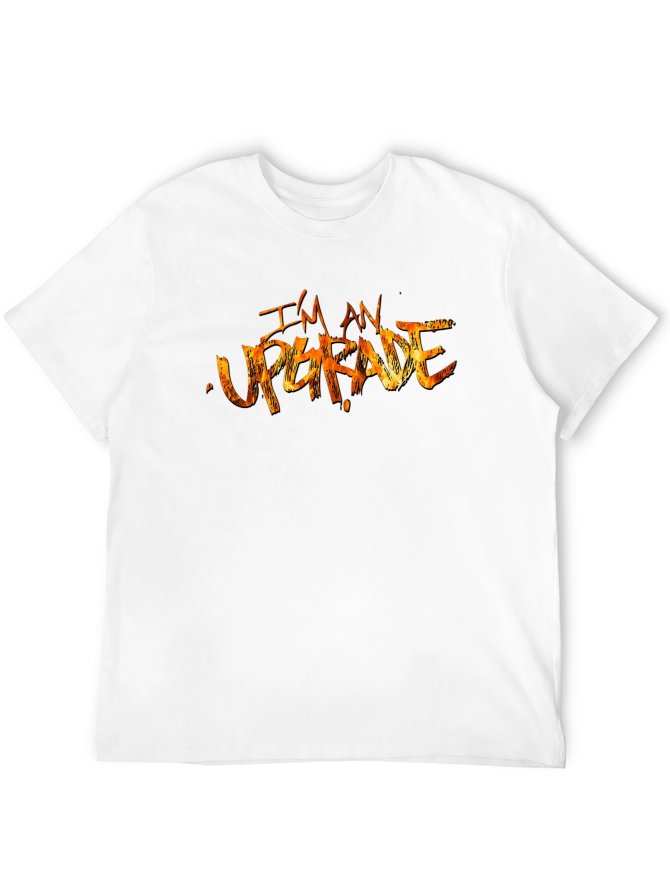 Black I'm an Upgrade Graphic Black T-Shirt view 12