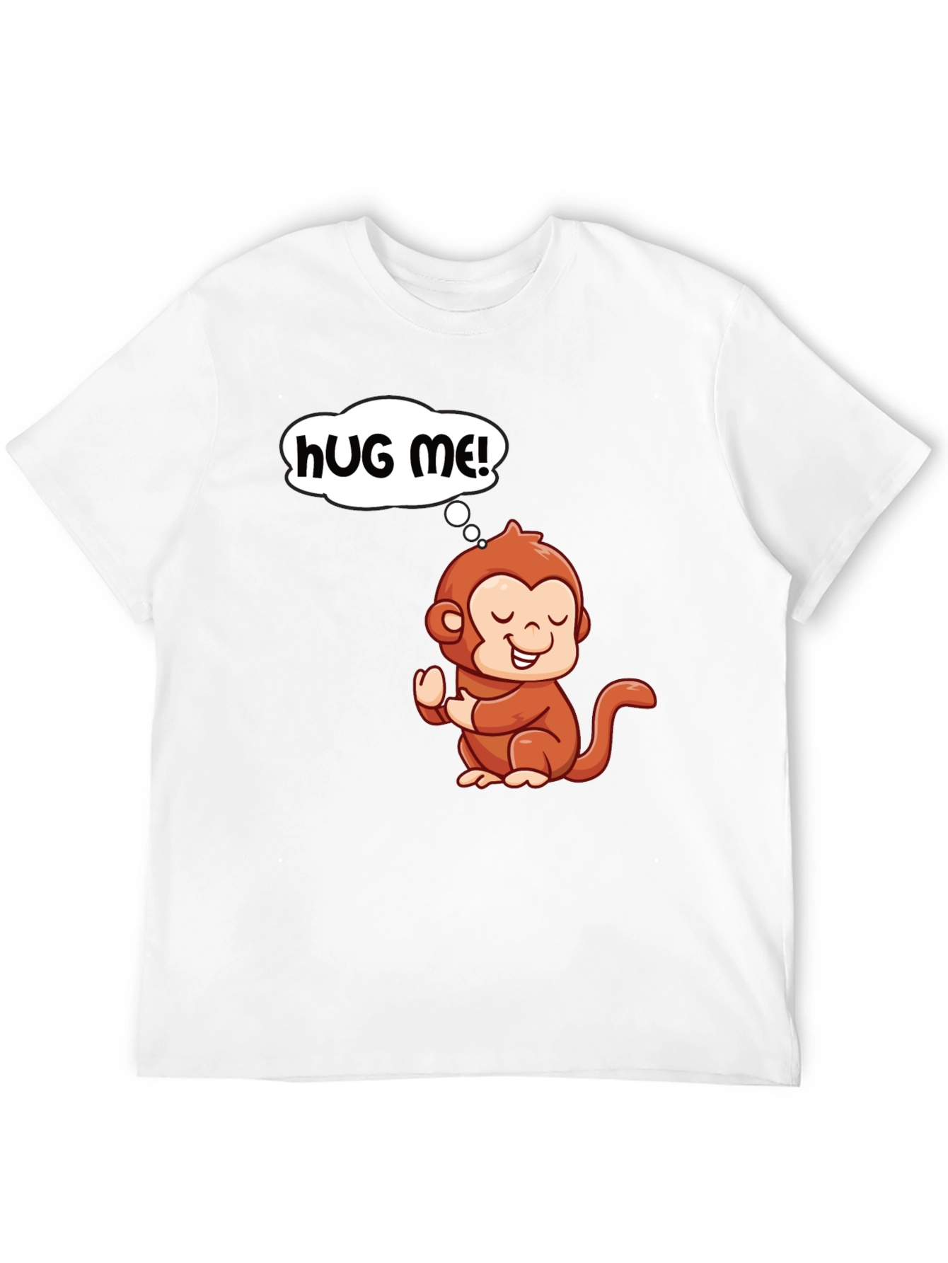 Cute Monkey Graphic T-Shirt - Hug Me! - 12