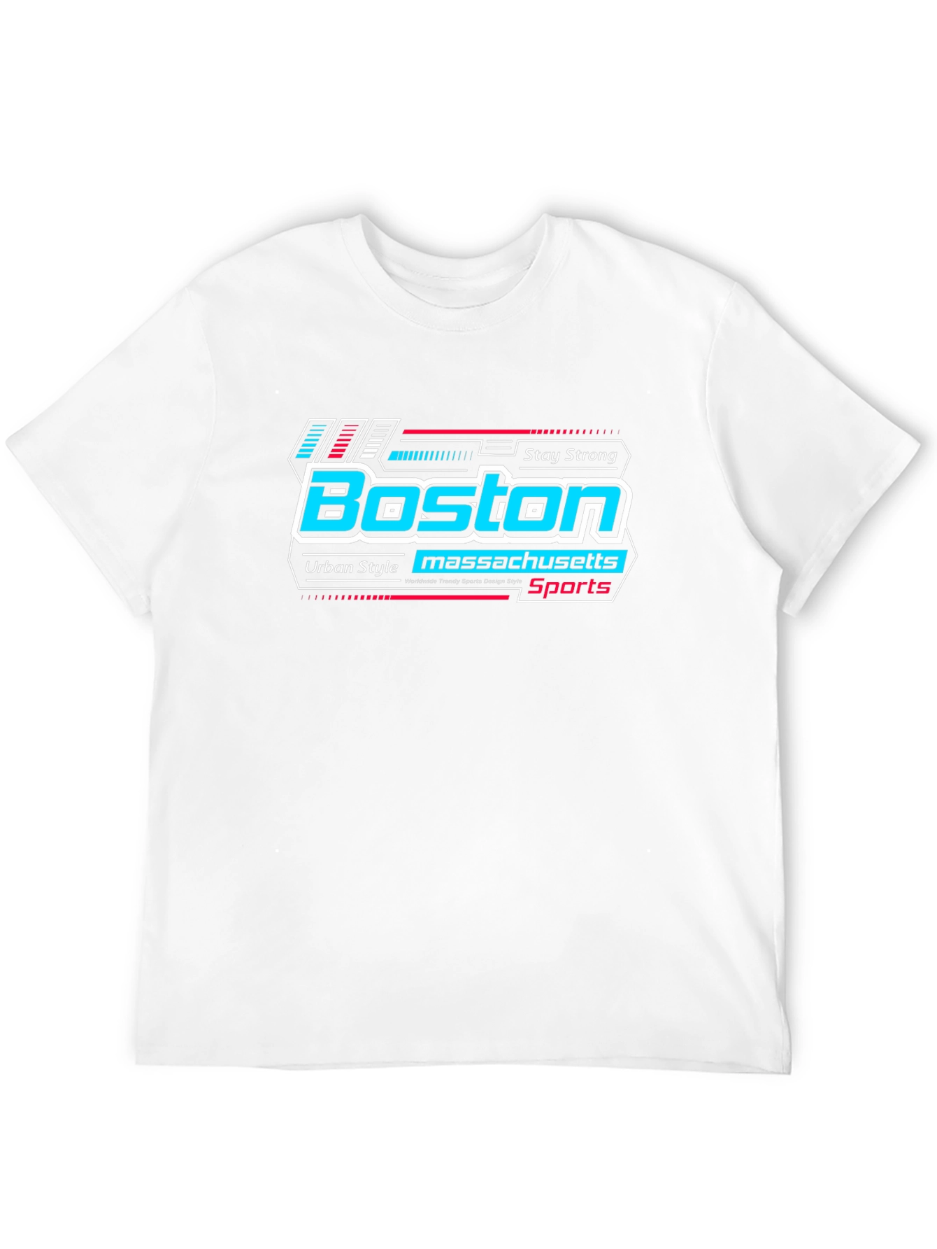 Black Boston Urban Style Graphic Tee view 12