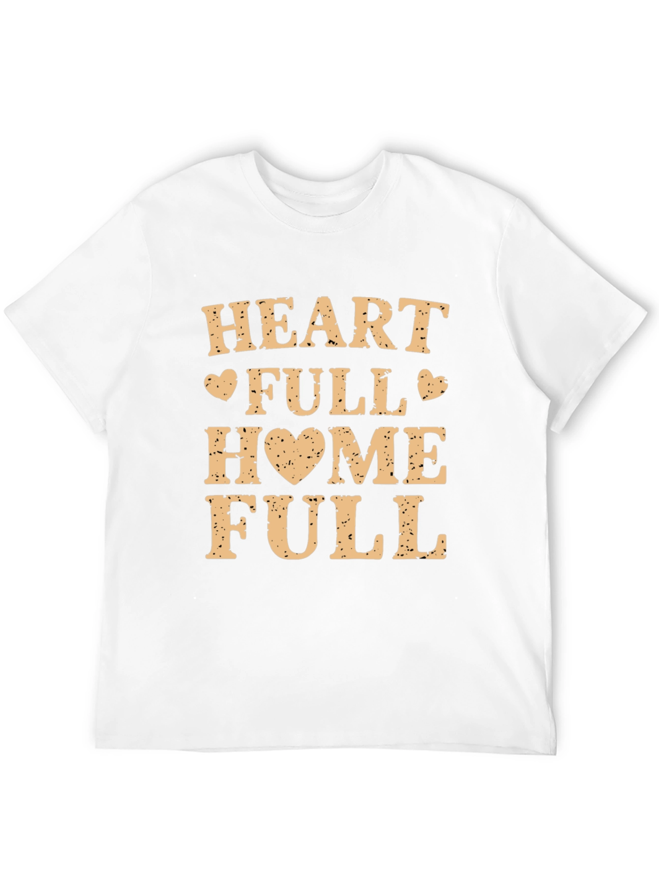 Black Heart Full Home Full Graphic T-Shirt view 12