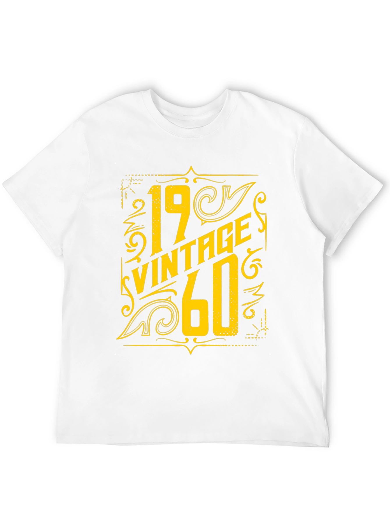 Black Vintage 1960 T-Shirt - Retro Birthday Gift Tee view 12