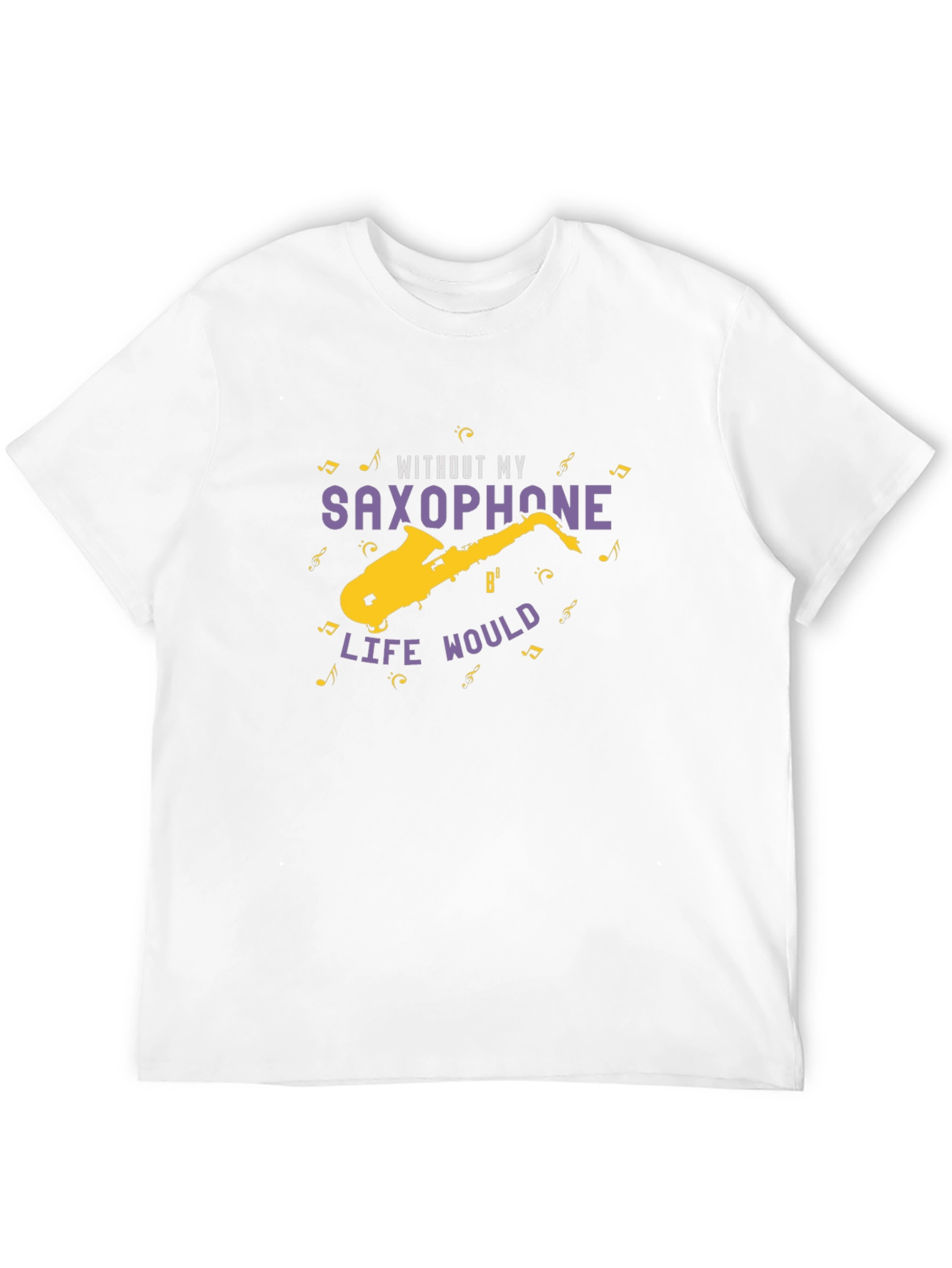 Black Saxophone Lover's T-Shirt view 12