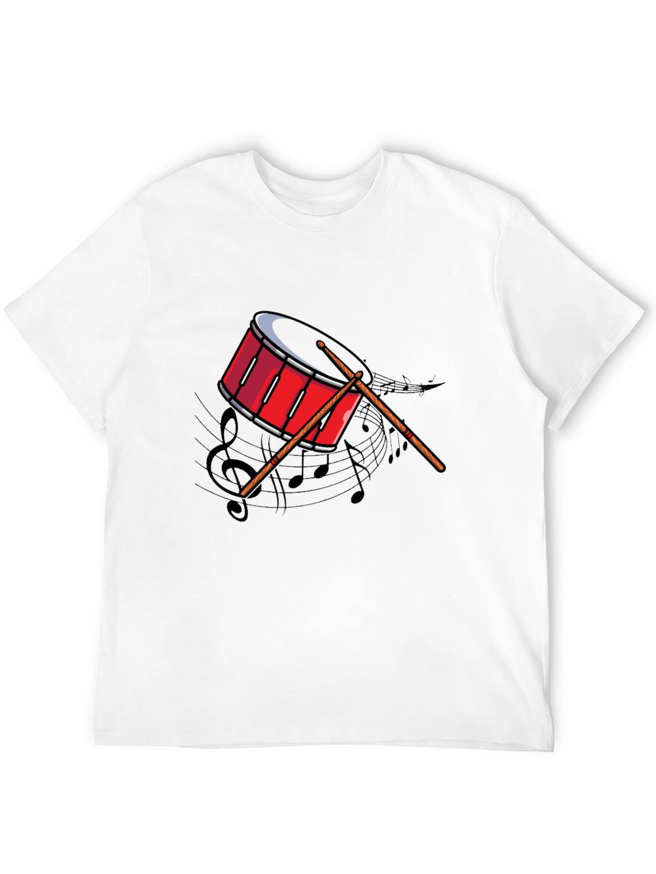 Drum Graphic Tee - Music Lover's T-Shirt - 12