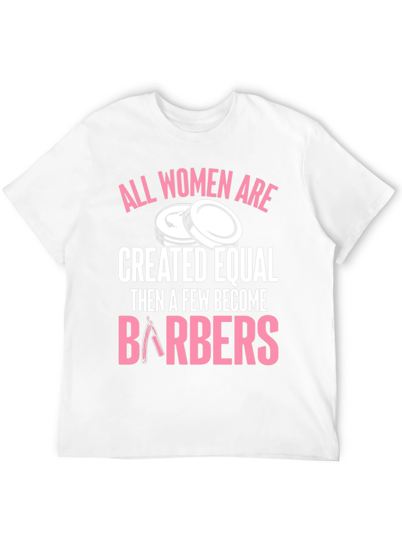 Black Barber Women's T-Shirt - Created Equal Design view 12