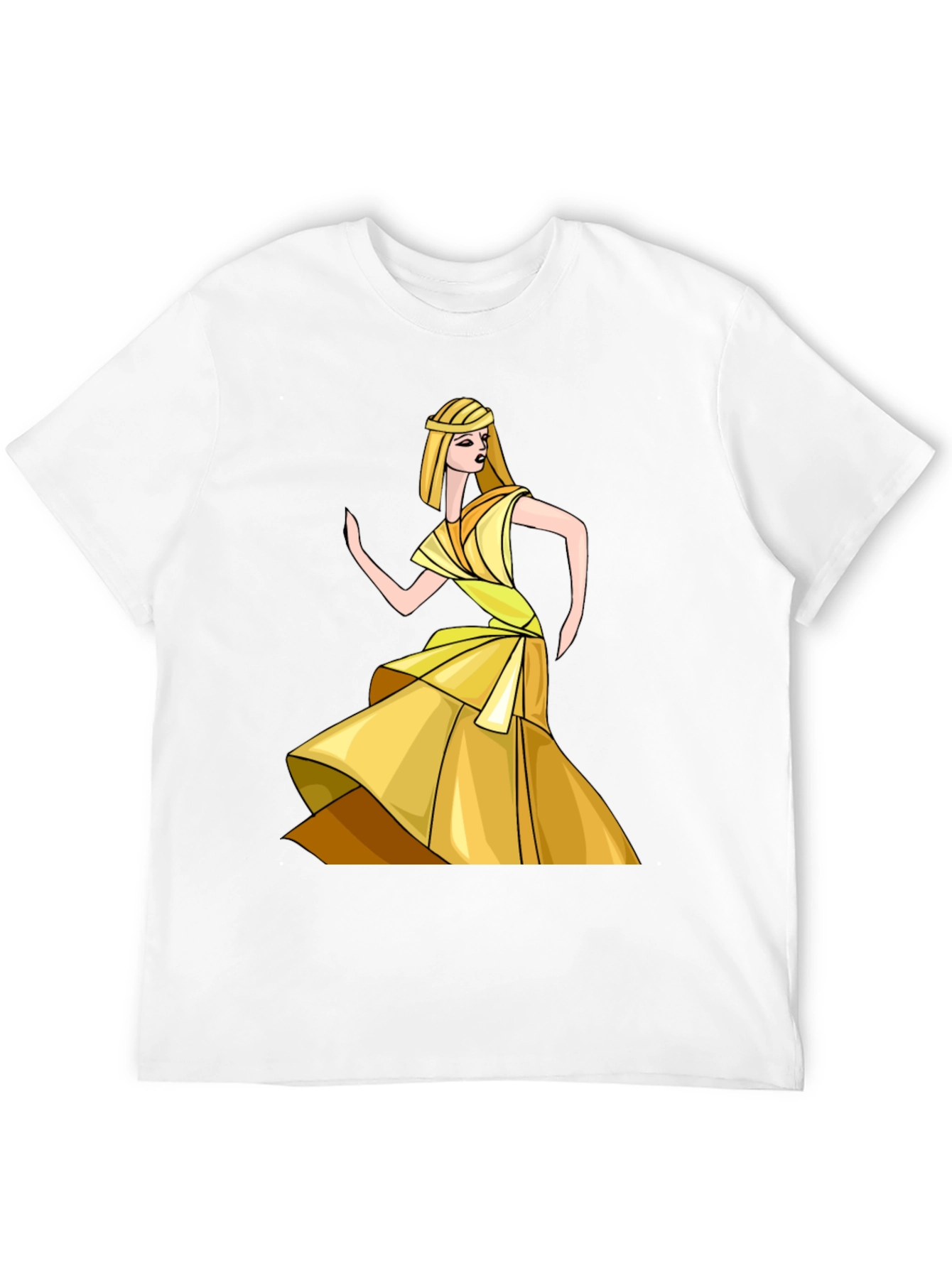 Black Egyptian Queen Graphic Tee - Stylish Black T-Shirt view 12