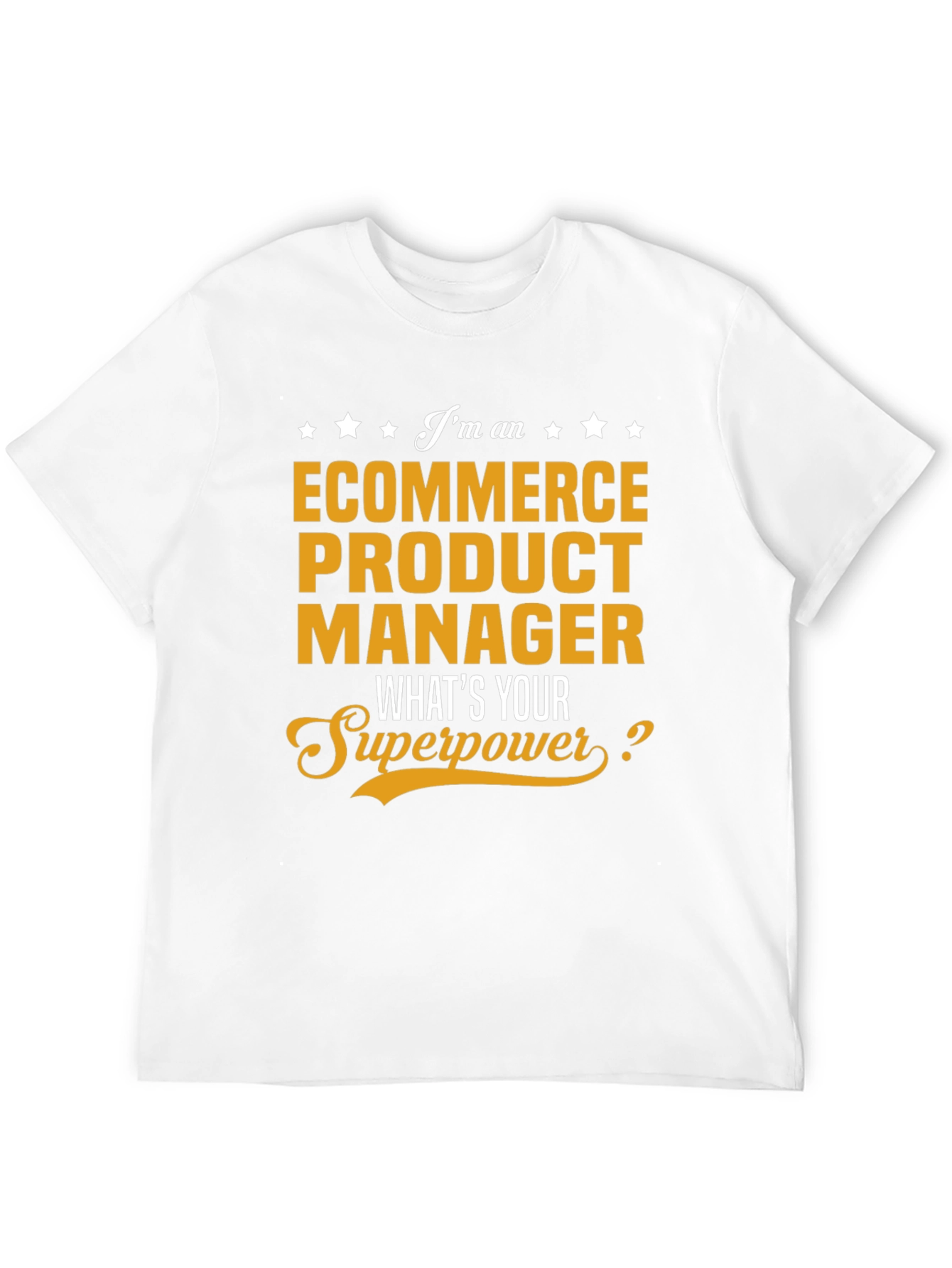 Black Ecommerce Product Manager Superpower T-Shirt view 12