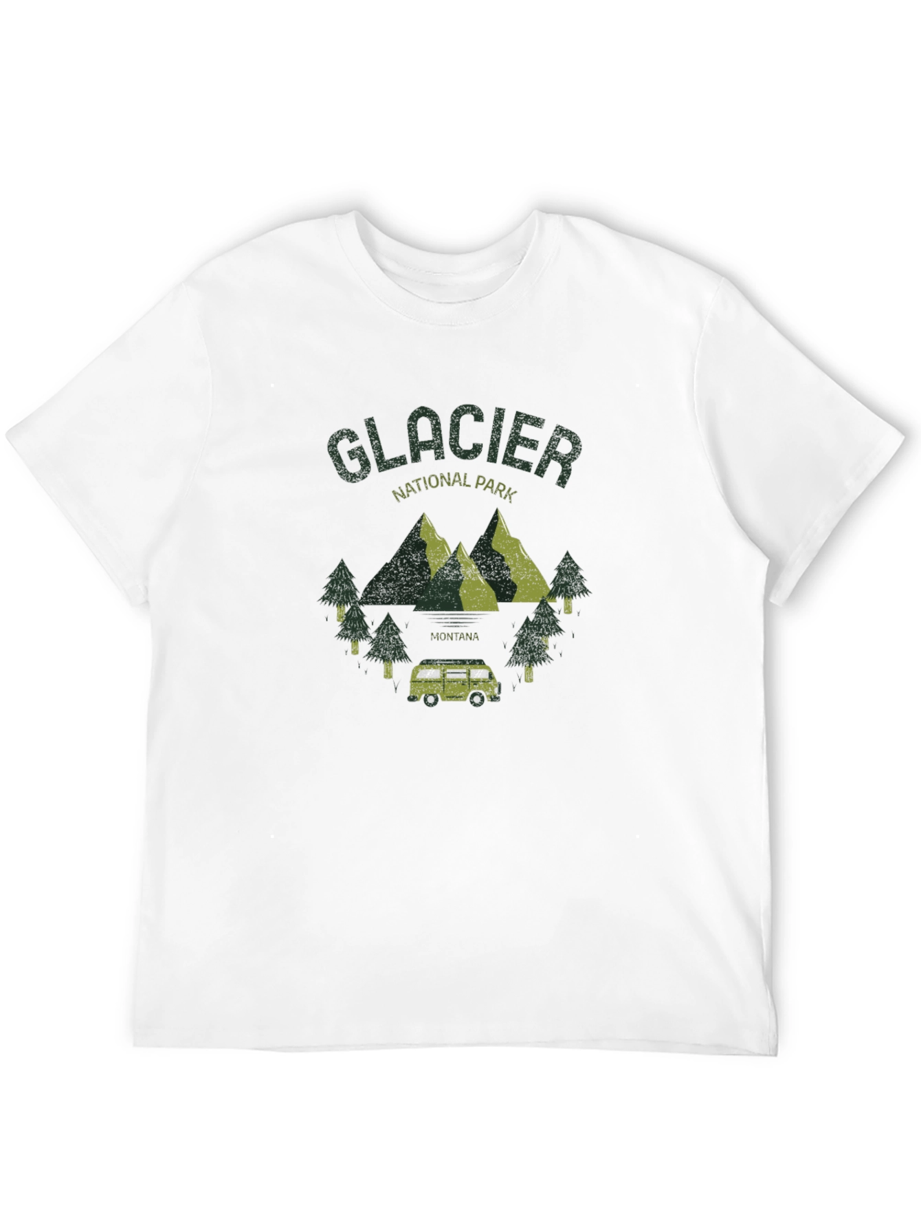 Black Glacier National Park Graphic T-Shirt view 12
