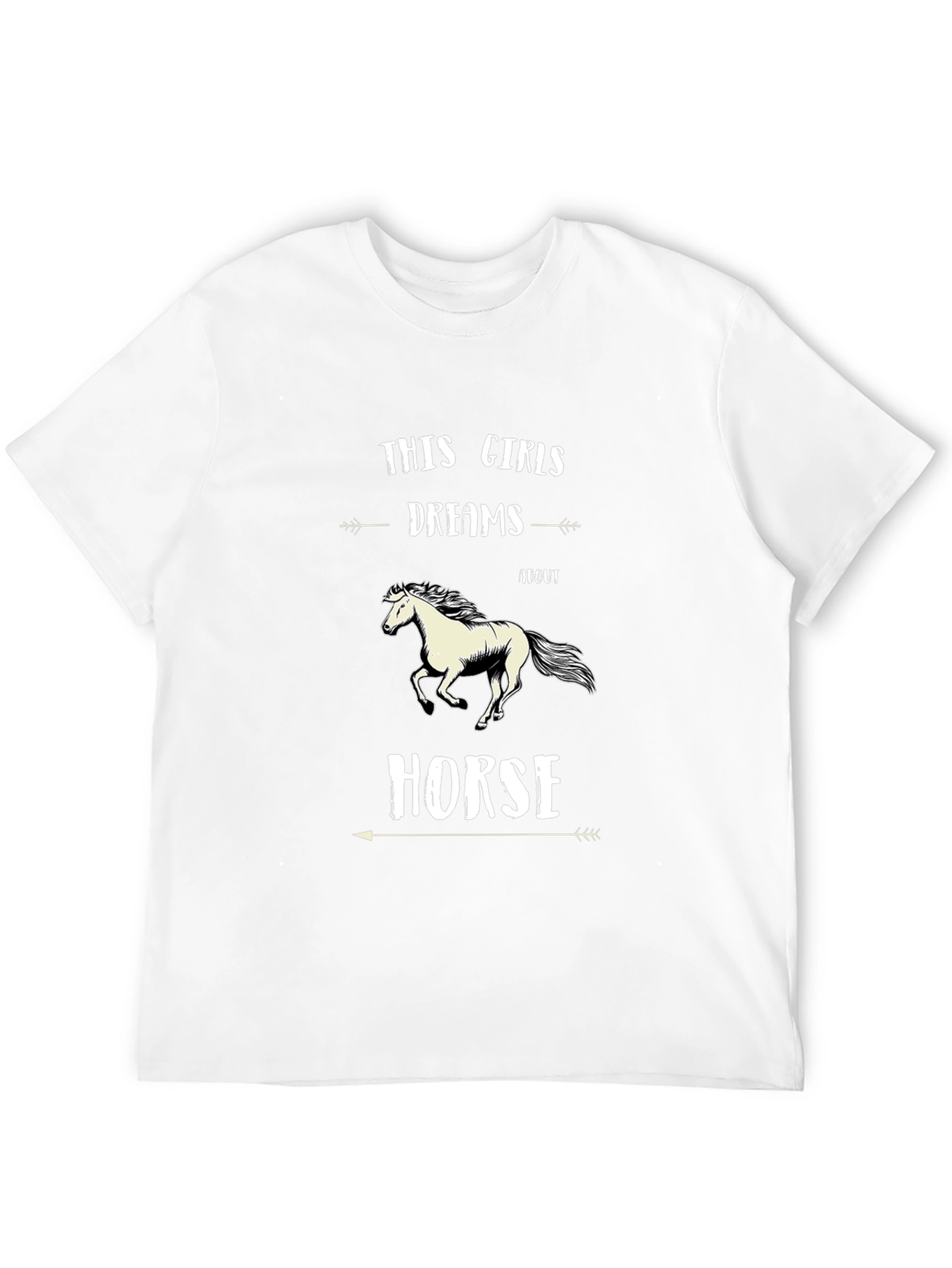 Black This Girl Dreams About Horse Black T-Shirt view 12
