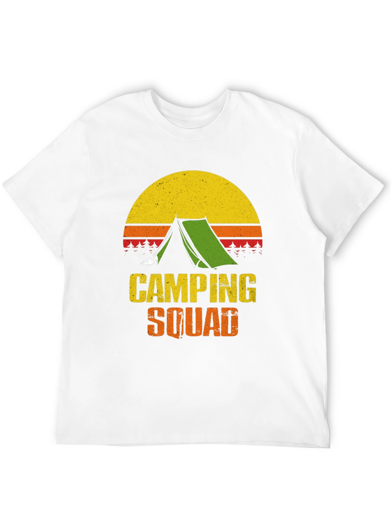 Black Camping Squad T-Shirt - Outdoor Adventure Tee view 12
