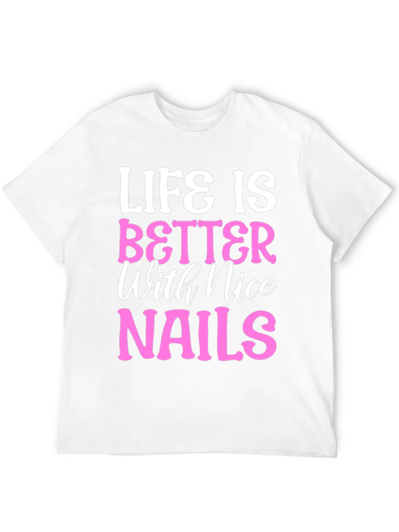 Black Life is Better with Nice Nails T-Shirt view 12