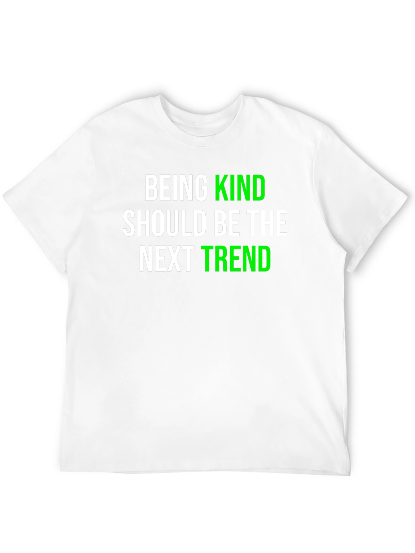Black Kindness Trend Graphic Tee - Black view 12