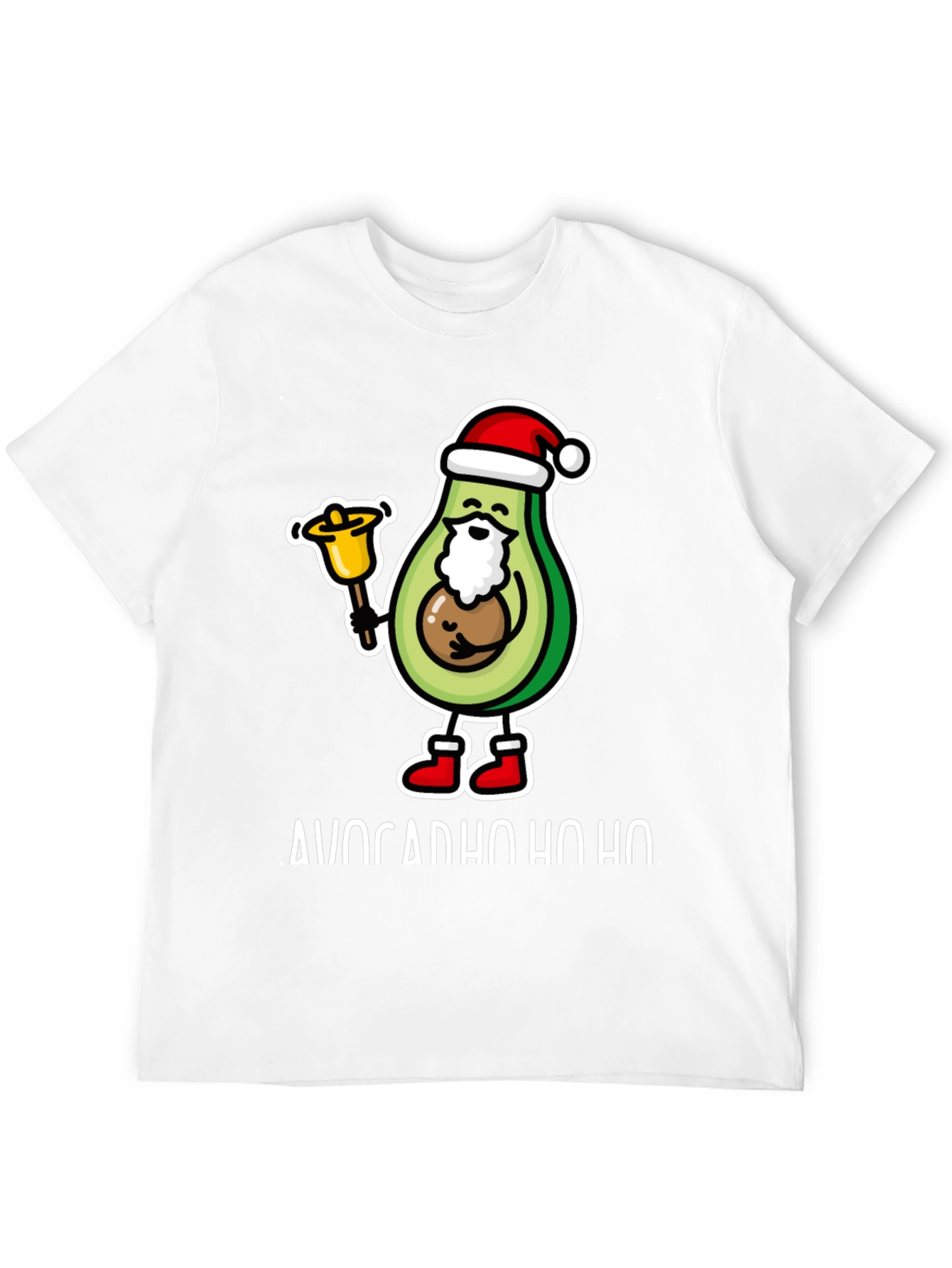 Avocado Ho Ho Ho Christmas T-Shirt - 12
