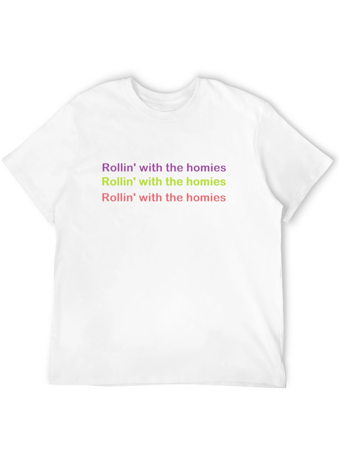 Black Rollin' with the Homies Graphic Tee - Black view 12