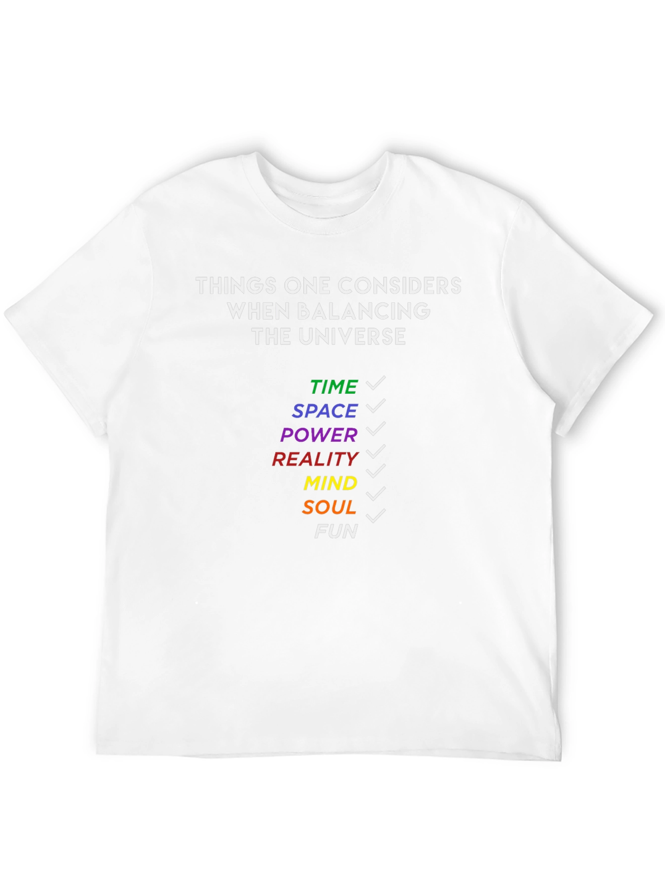 Black Balancing the Universe T-Shirt view 12