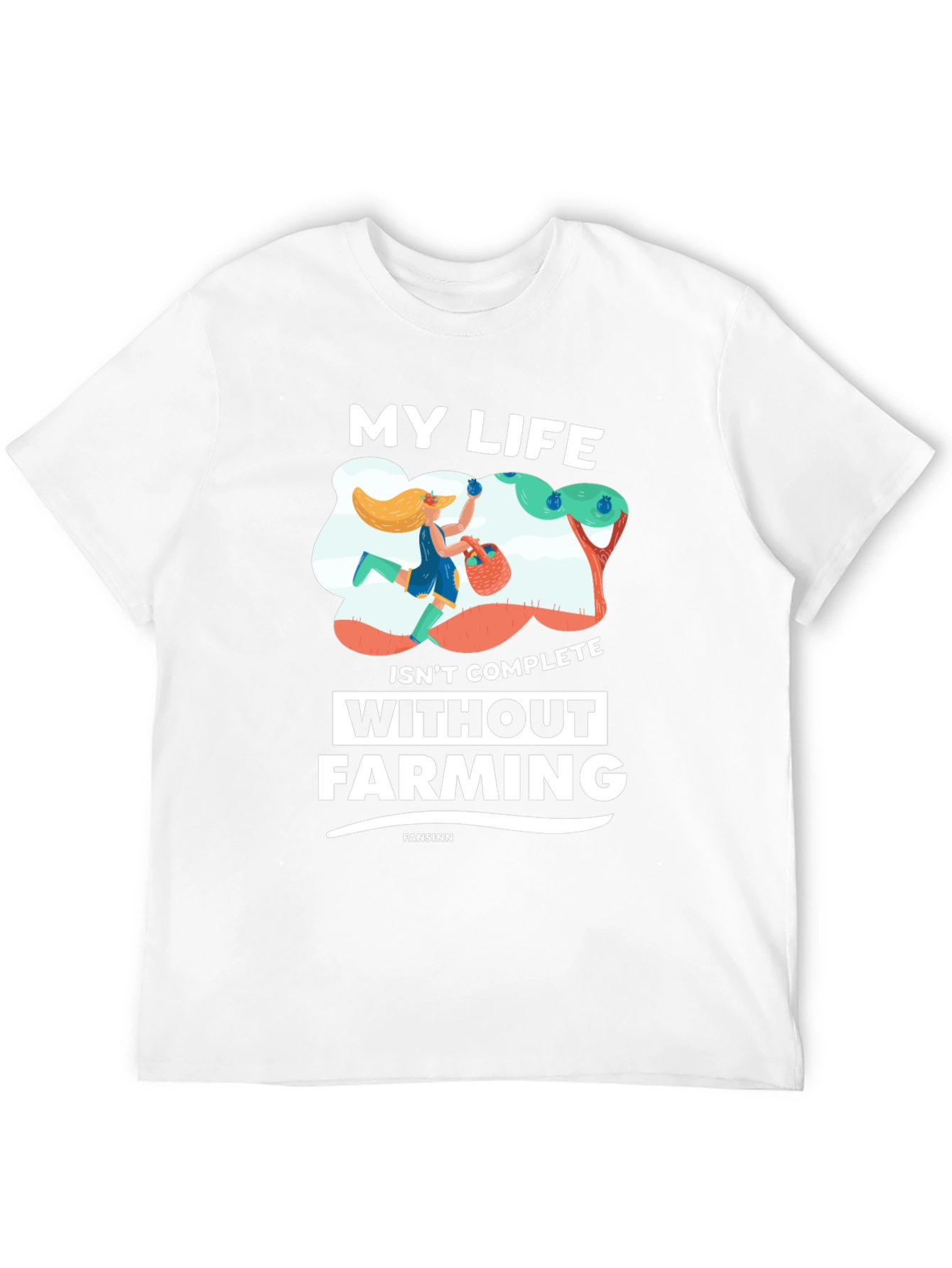 Black Farming Life T-Shirt - Gardener Gift view 12
