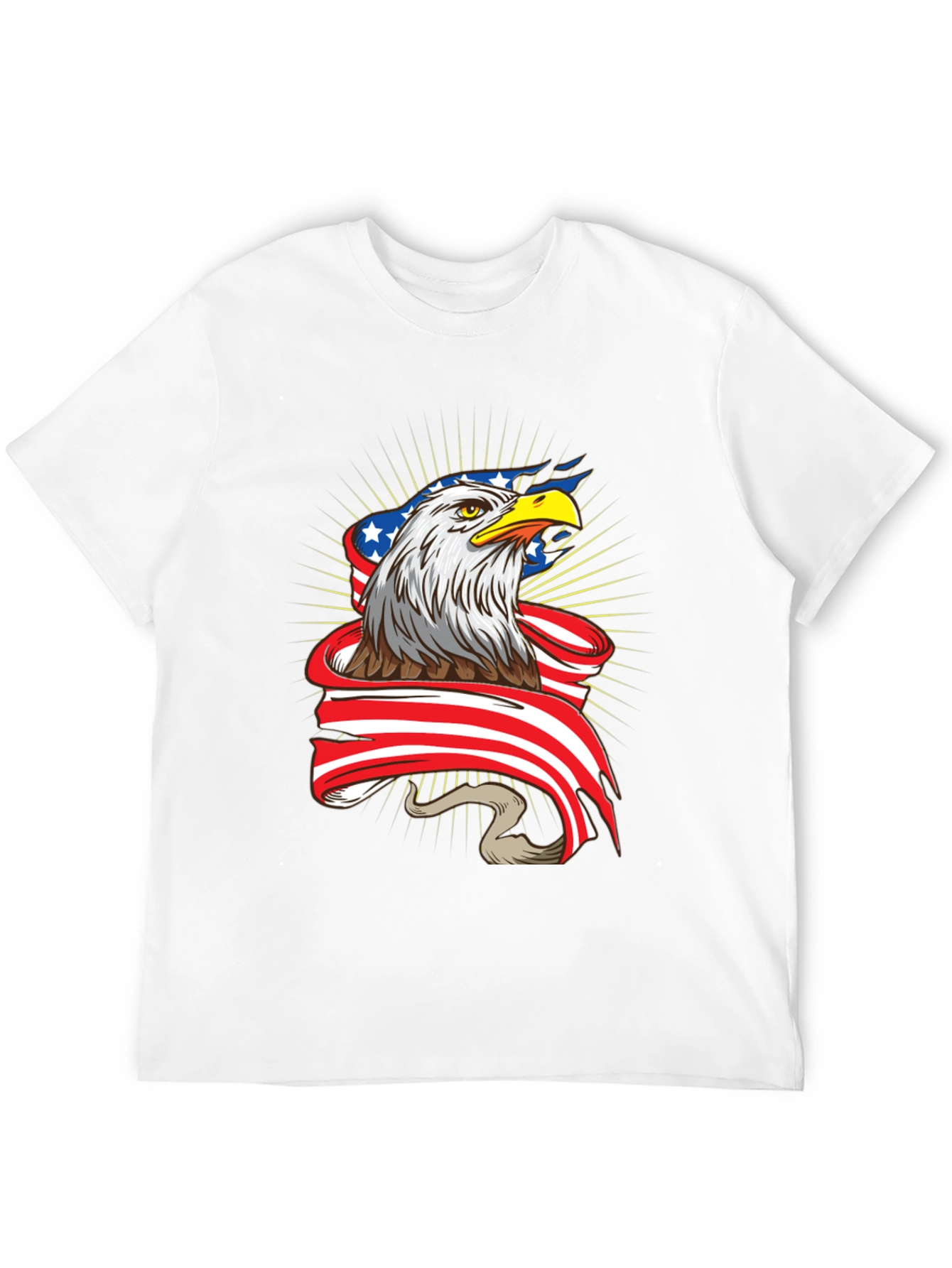 American Eagle Graphic Tee - Patriotic T-Shirt - 12