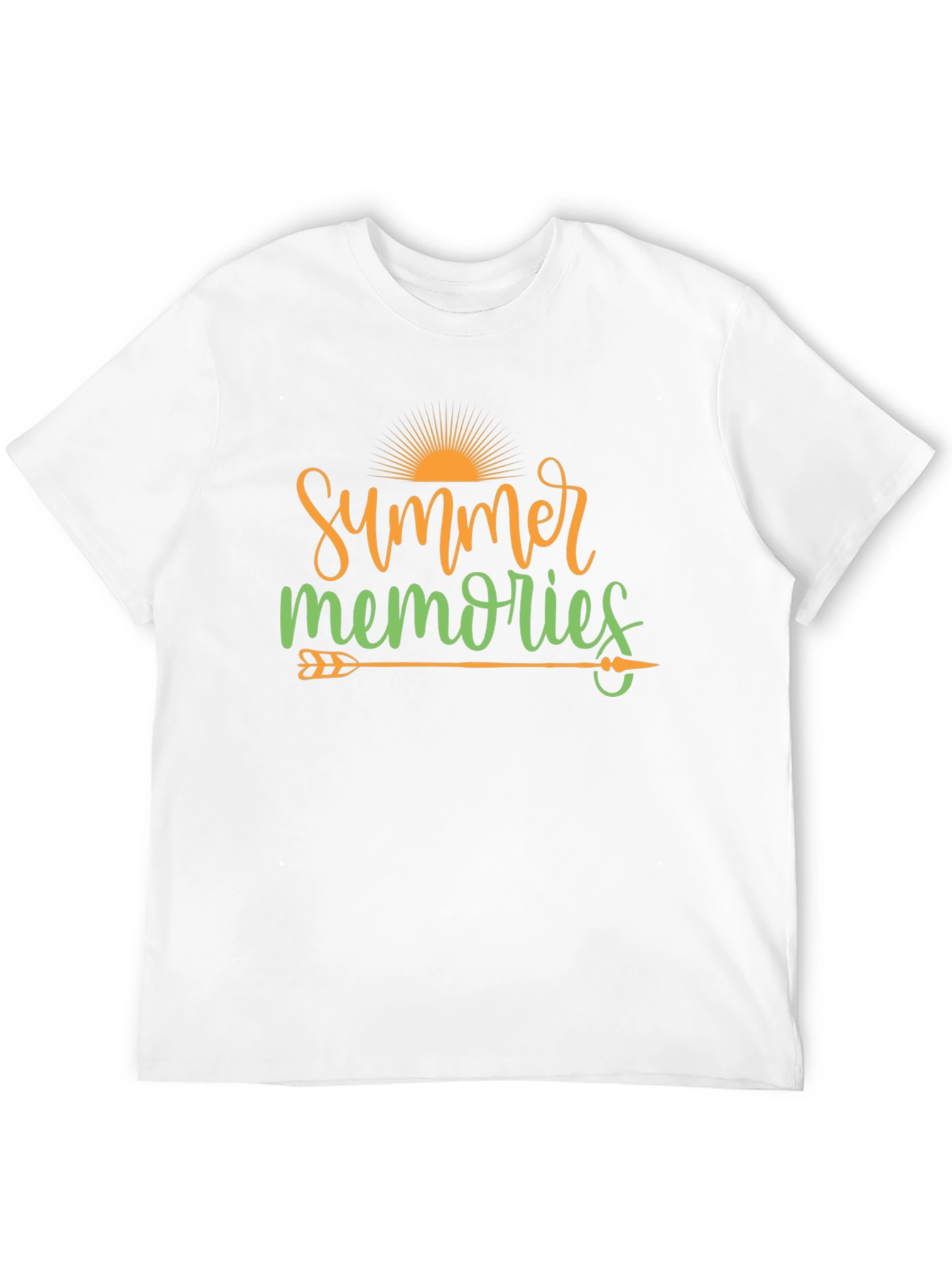Black Summer Memories Graphic Tee - Trendy Casual Shirt view 12