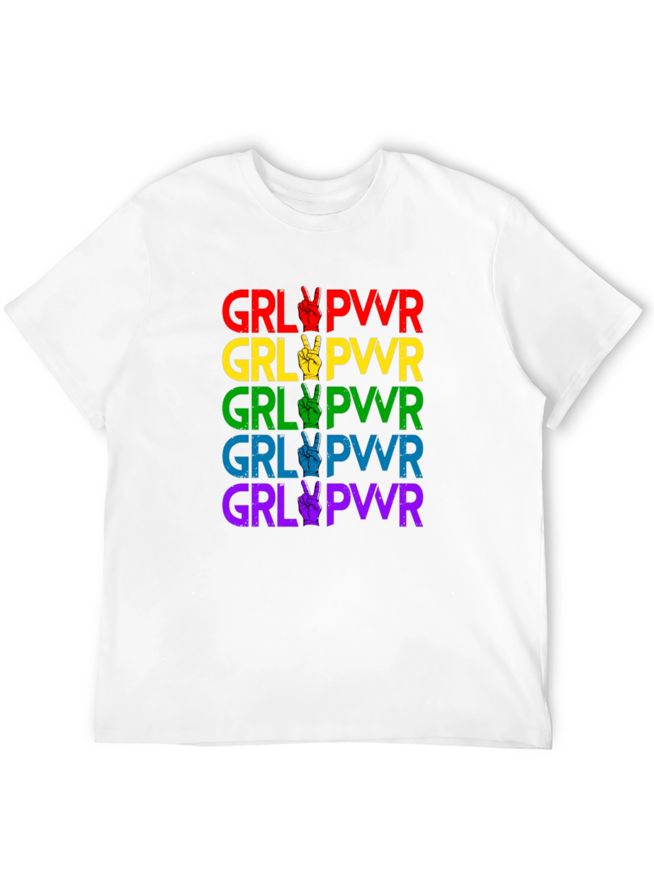 Black GRL PWR Pride T-Shirt view 12