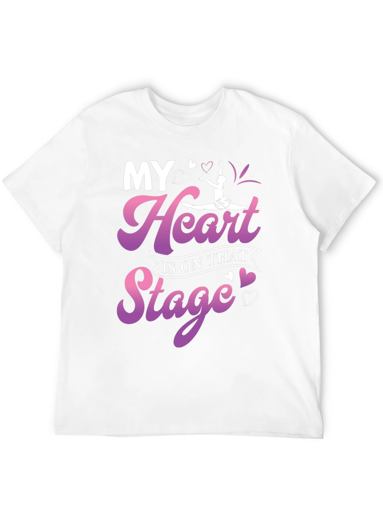 Black My Heart Is On That Stage T-Shirt view 12