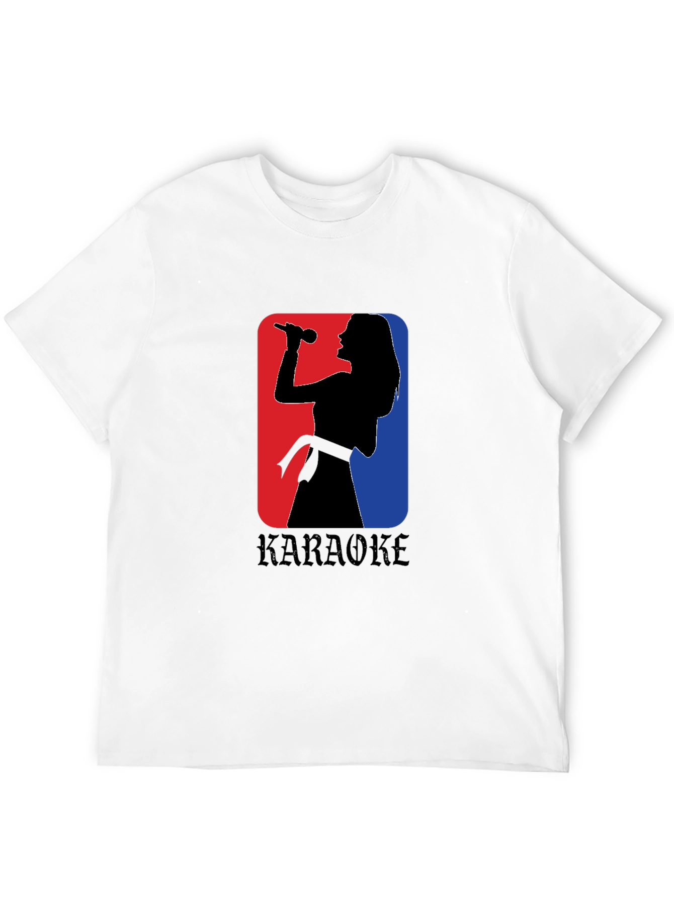 Black Karaoke Singer Graphic T-Shirt - Black view 12