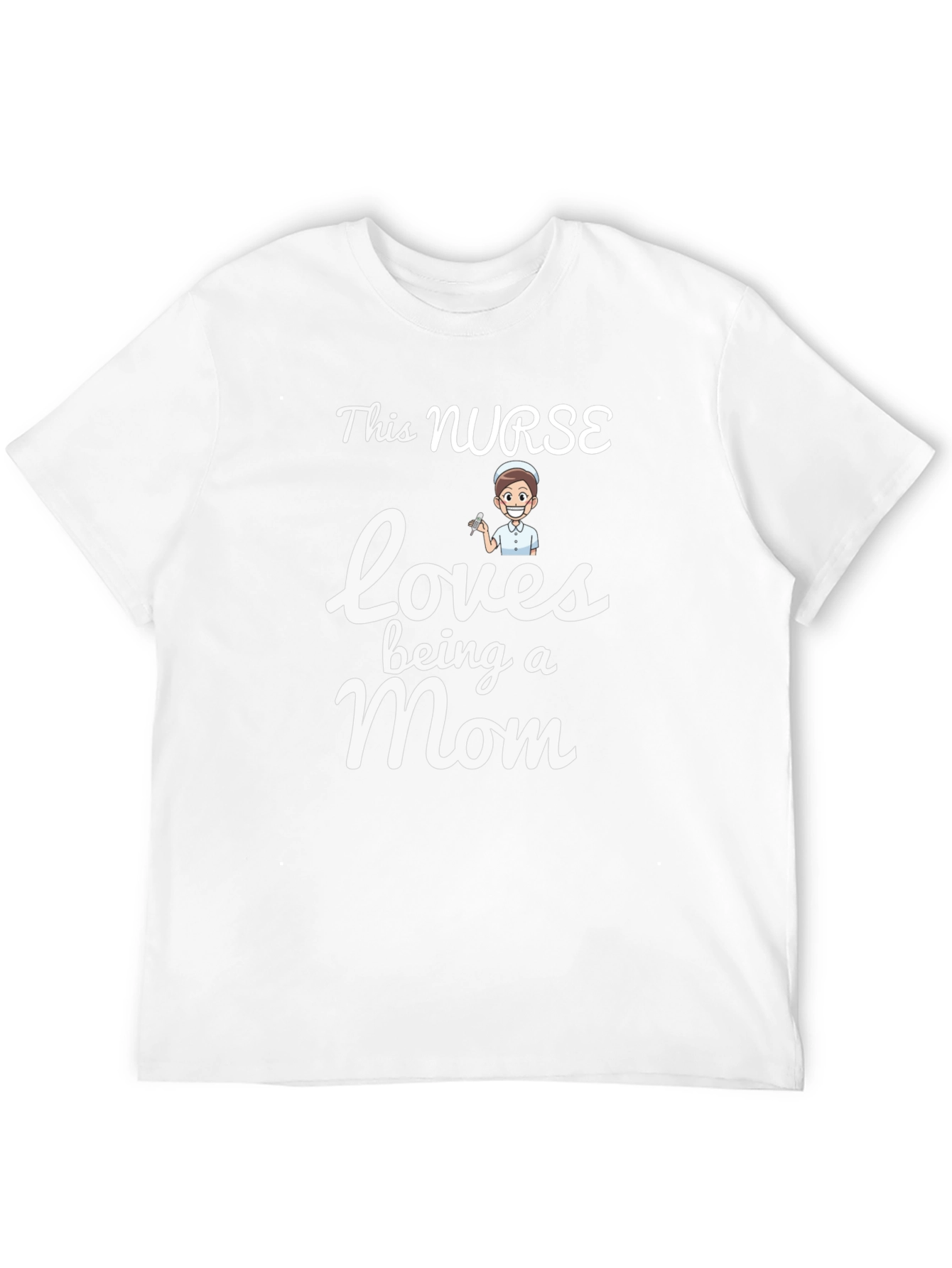 This Nurse Loves Being a Mom - Graphic T-Shirt - 12