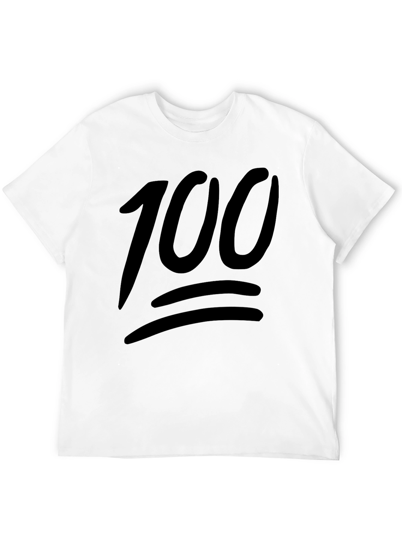 Black 100 Emoji Black T-Shirt - Express Yourself view 12