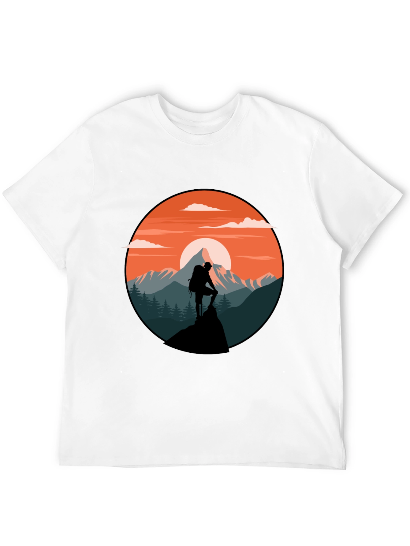 Black Mountain Hiker Graphic T-Shirt view 12