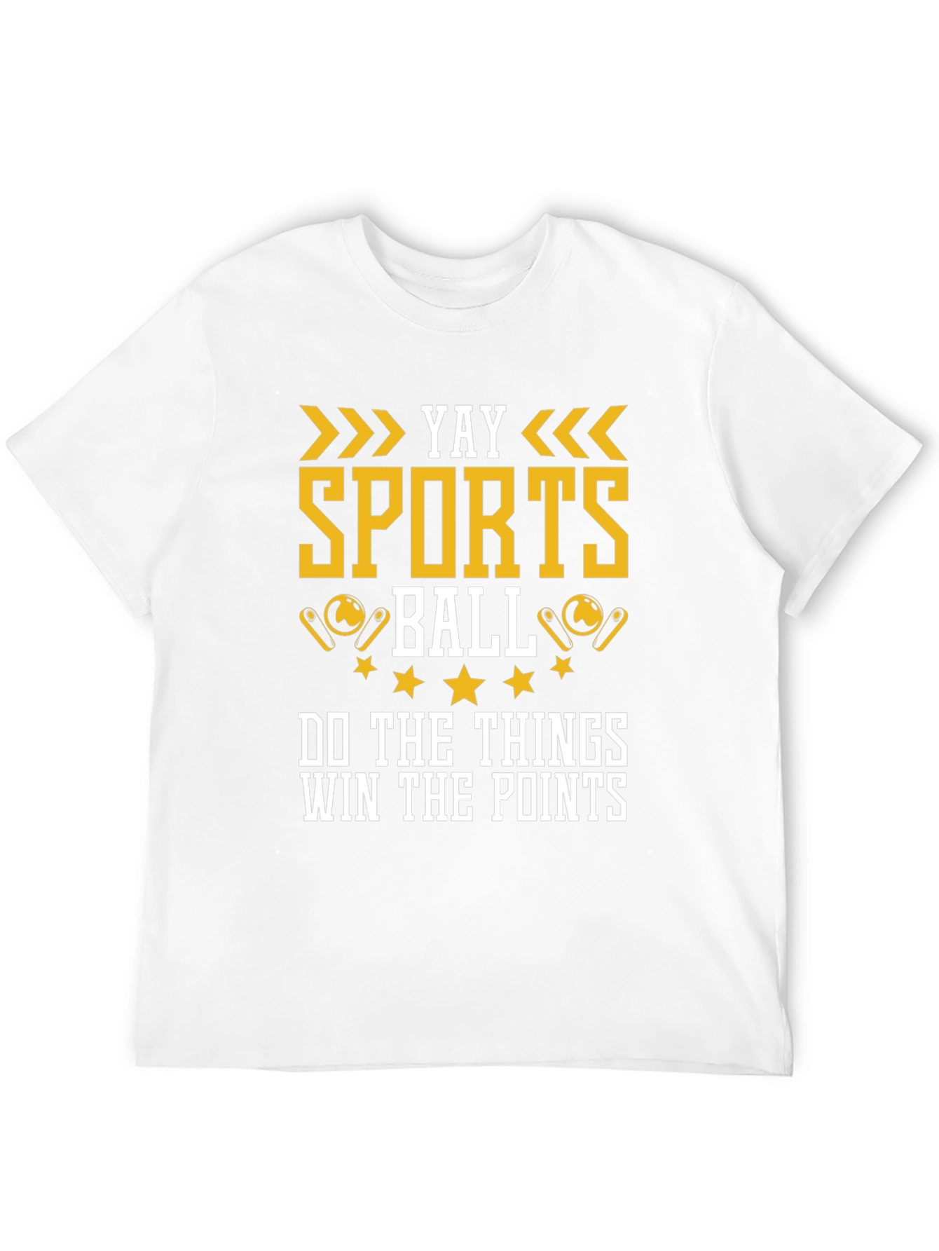 Black Yay Sports Ball Graphic T-Shirt view 12
