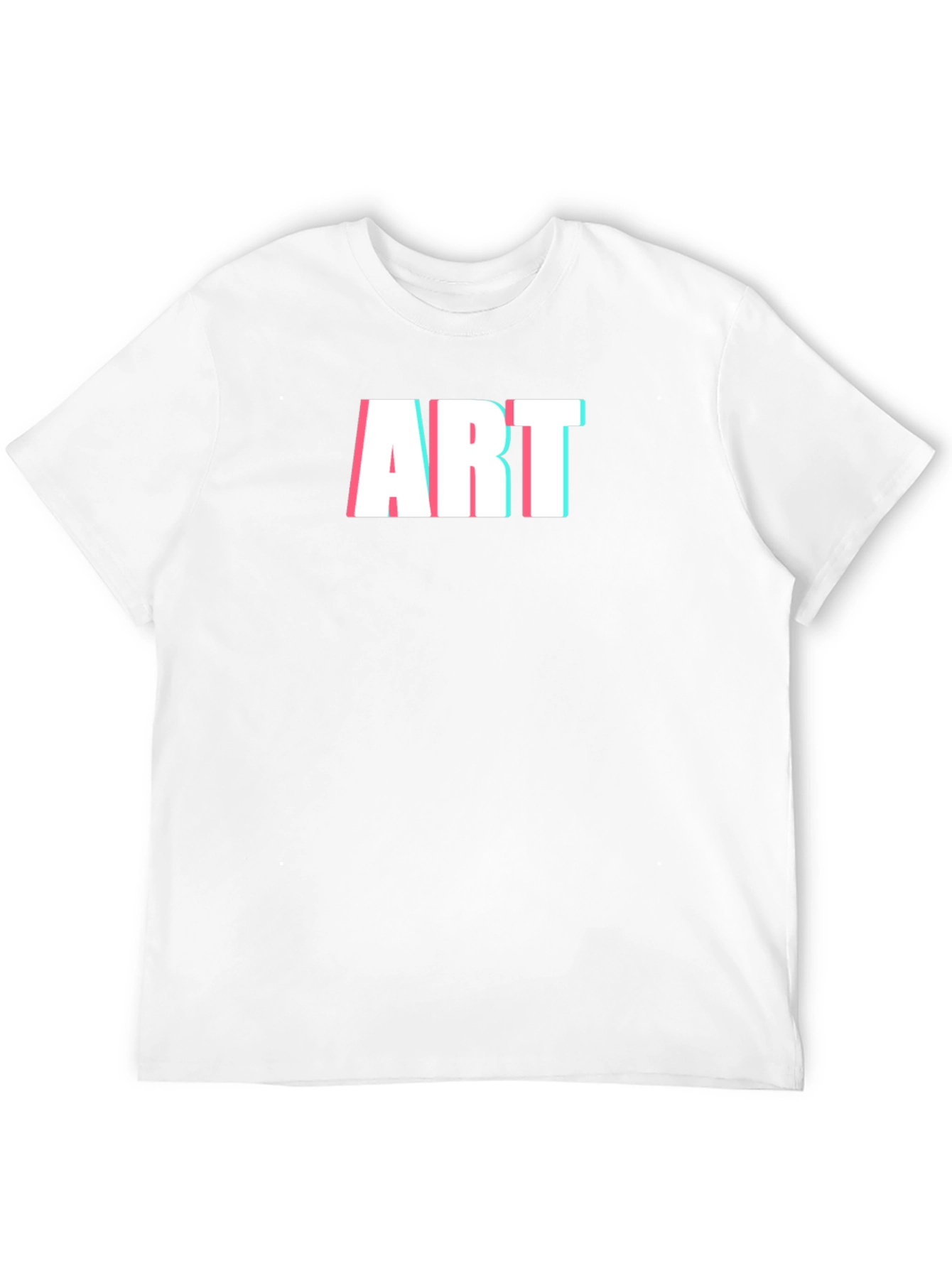 Black Art T-Shirt - Modern Glitch Style Tee view 12