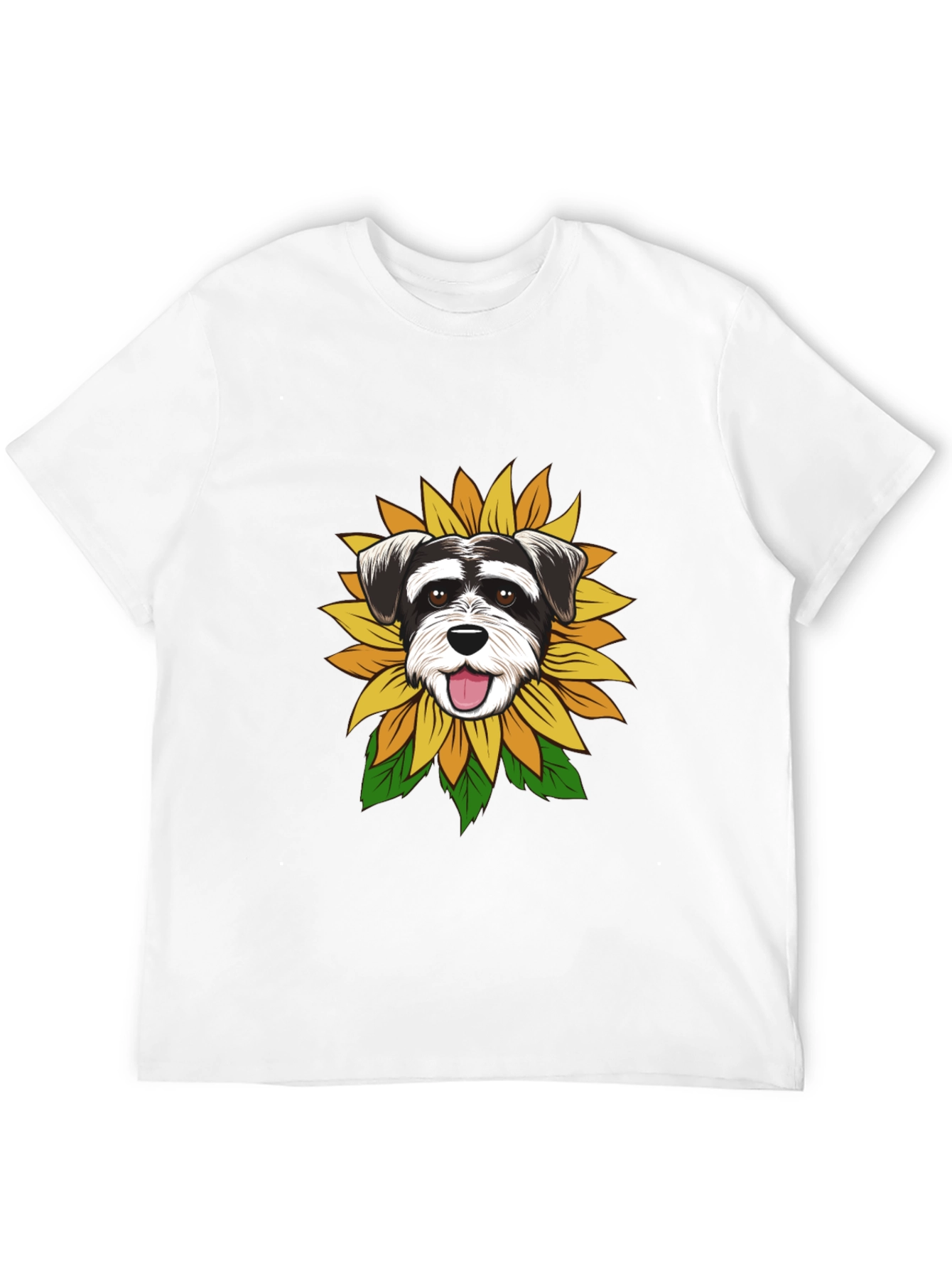 Black Dog Sunflower Graphic Tee - Black view 12