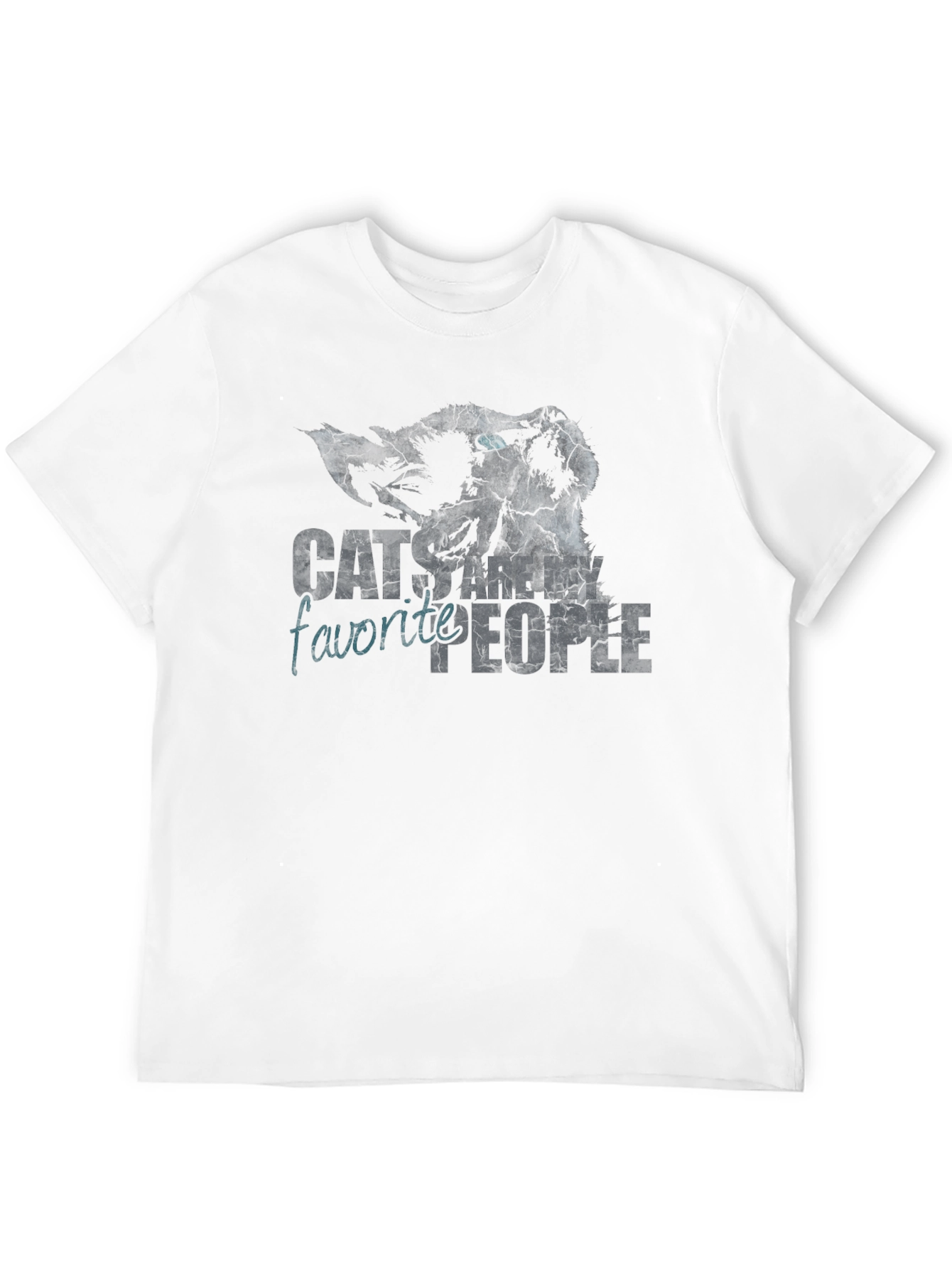 Black Cats Are My Favorite People Black Graphic Tee view 12