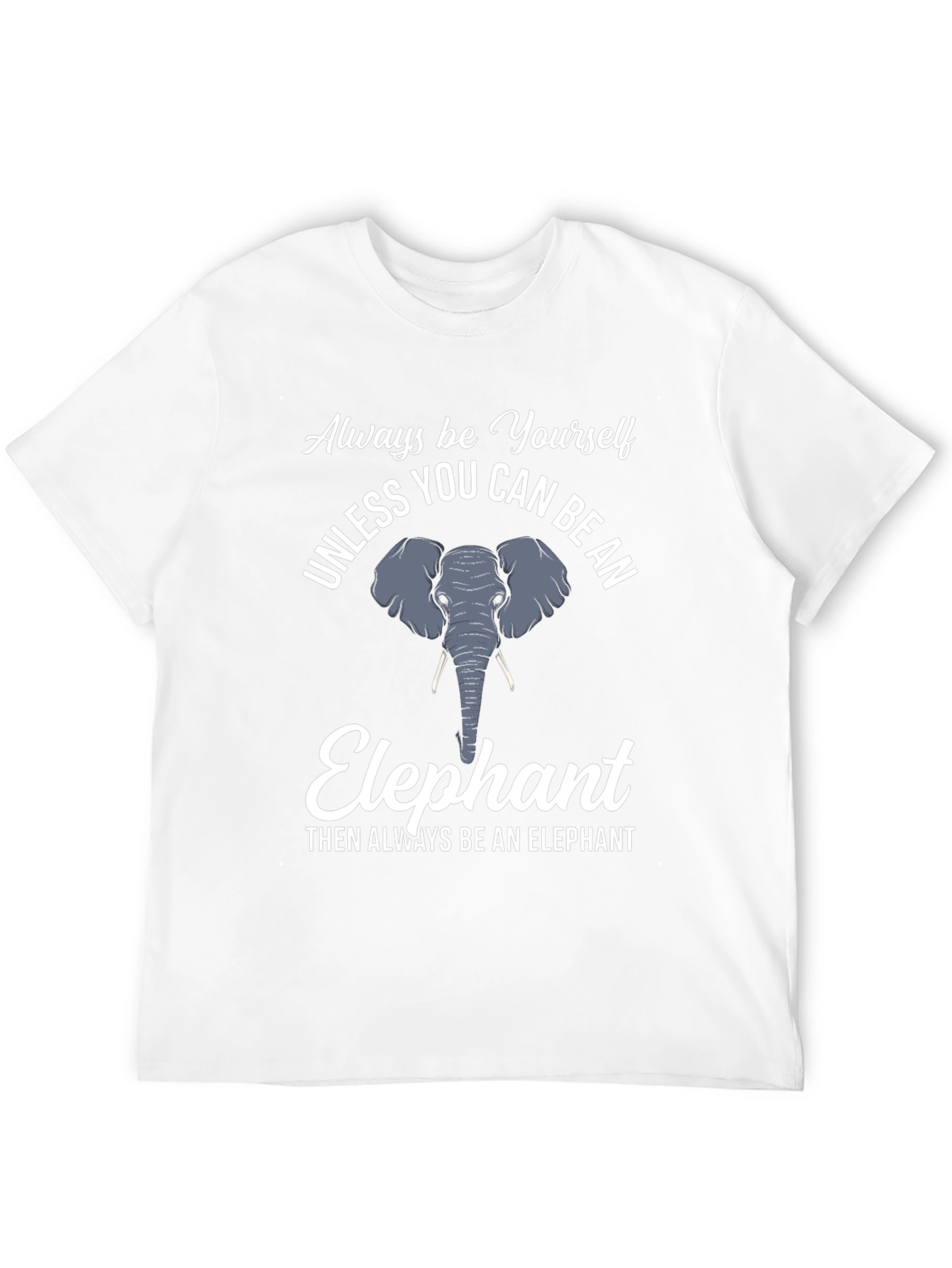 Black Be An Elephant T-Shirt, Funny Graphic Tee view 12